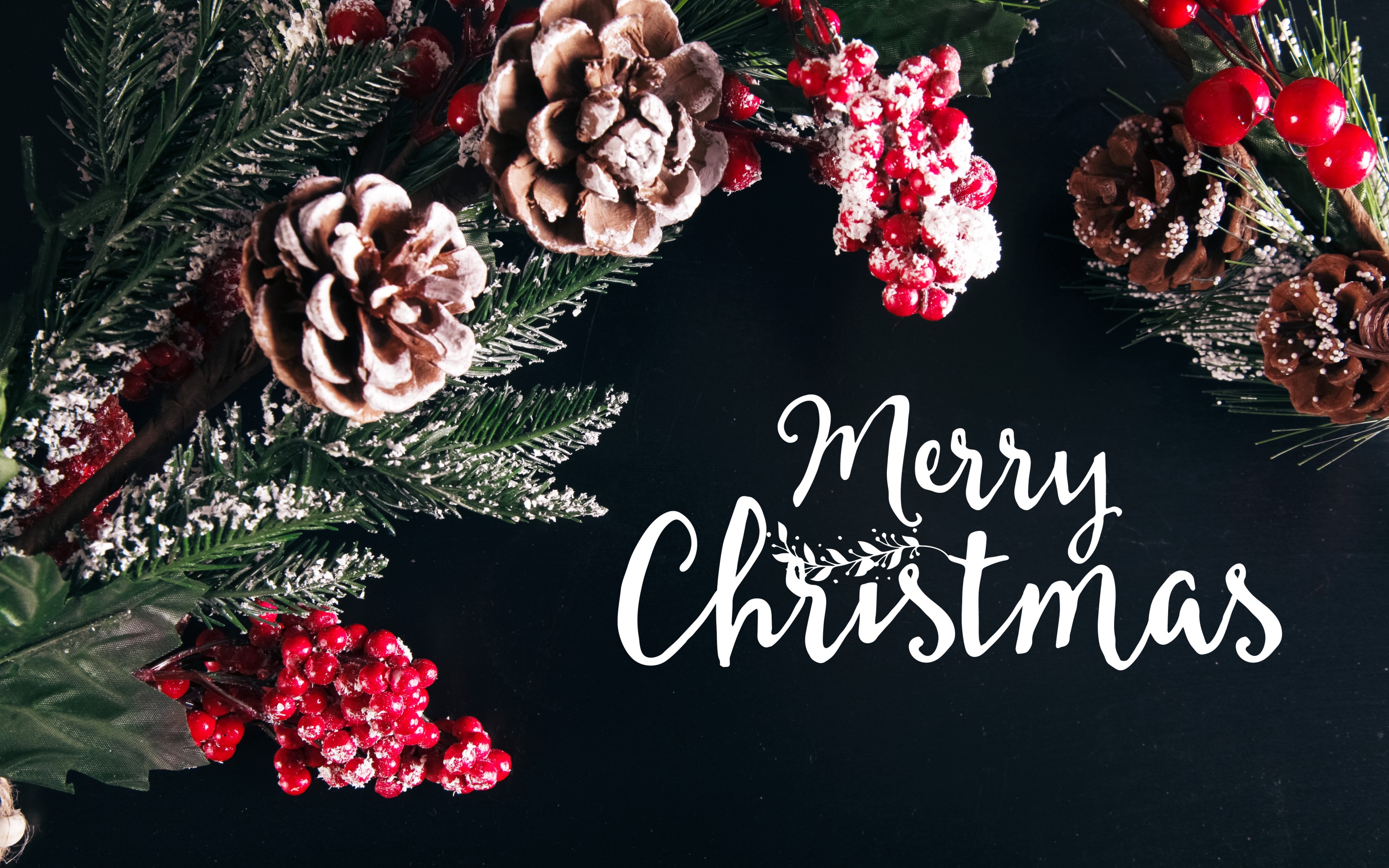 Merry Christmas Wallpaper 4K, Decoration, Xmas background