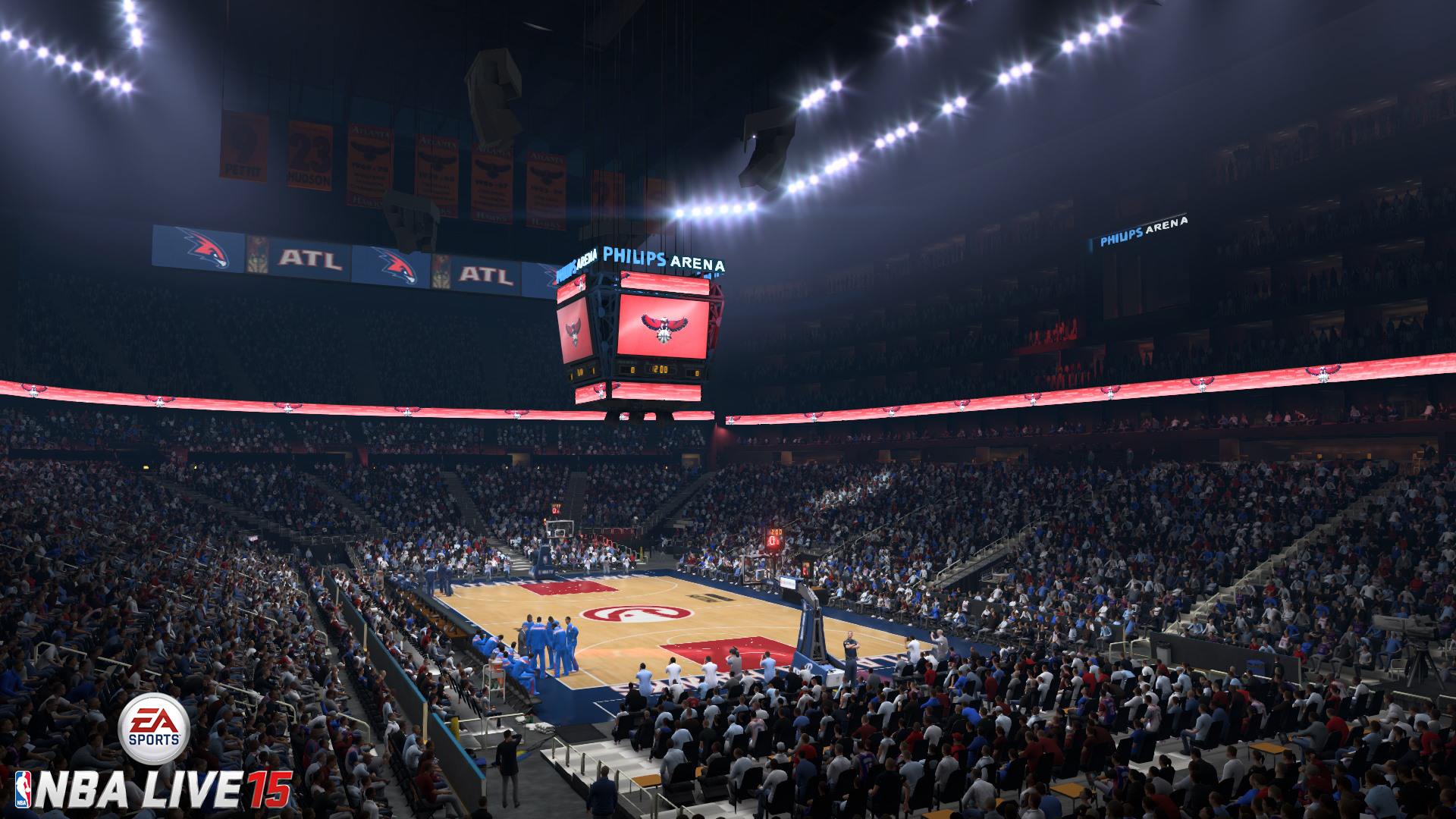 Latest NBA Live 15 Screenshot: Philips Arena