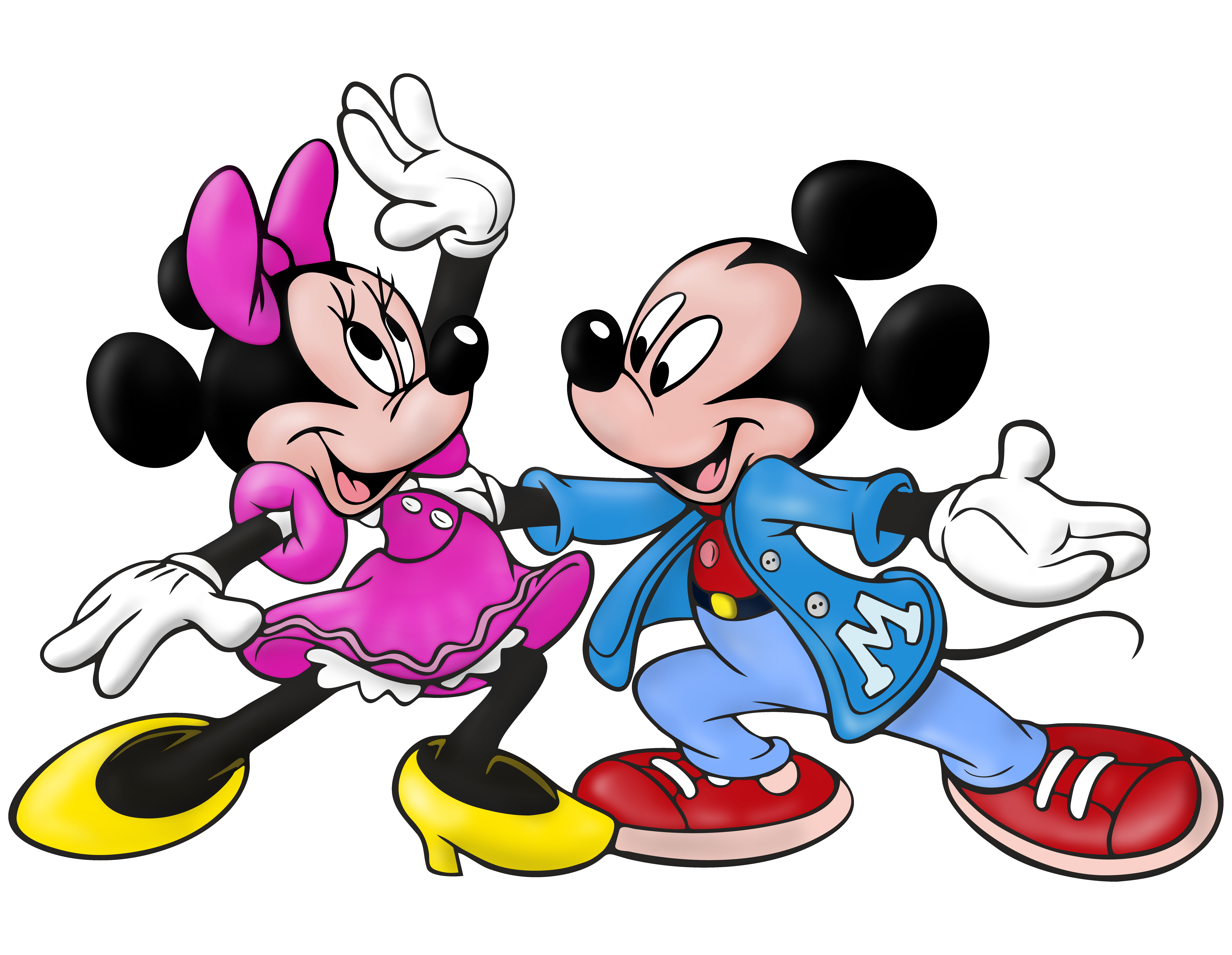 Mickey Mouse and Mini Mouse Dance Transparent Cartoon​-Quality Free Image and Transparent PNG Clipart