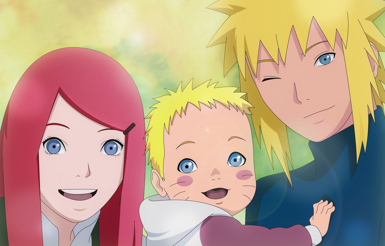 Wallpaper Naruto, Minato, Kushina image for desktop, section прочее