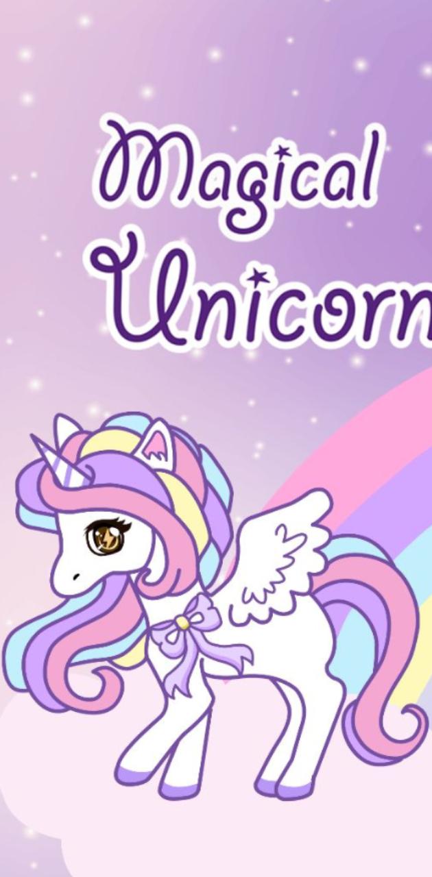 Magical unicorn wallpaper