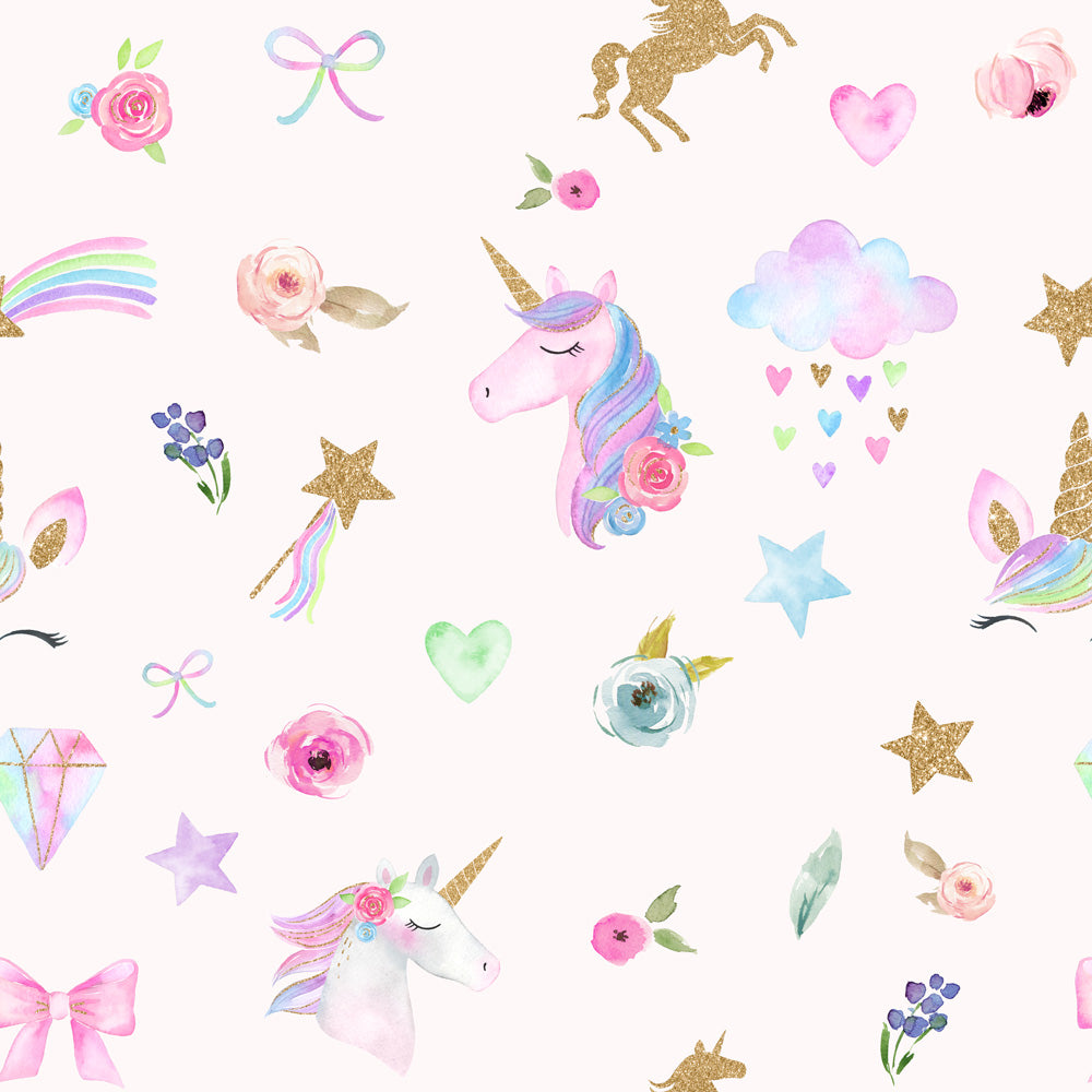 Magical Unicorns Wallpaper for Girl's Room