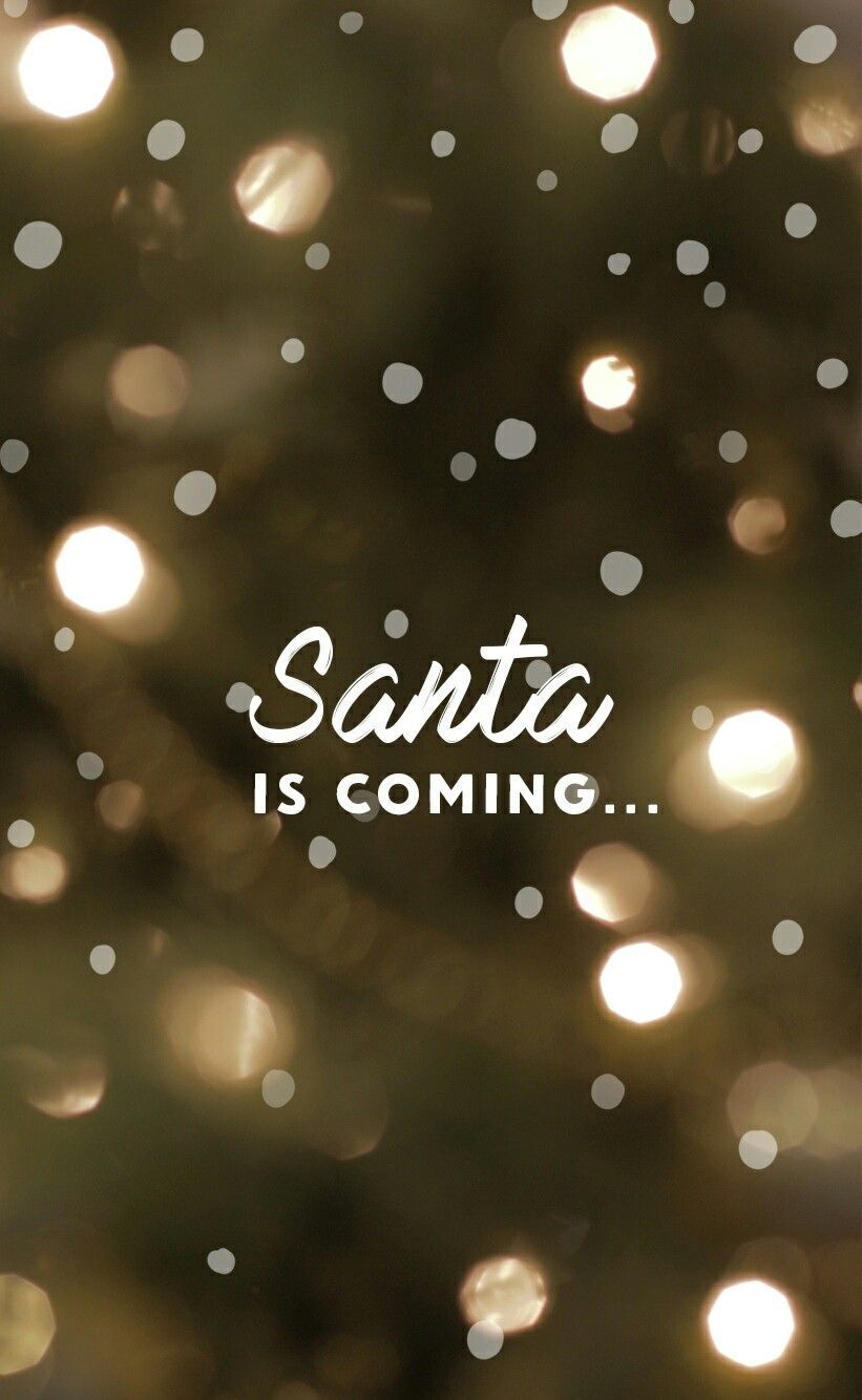 Santa Is Coming Wallpaper