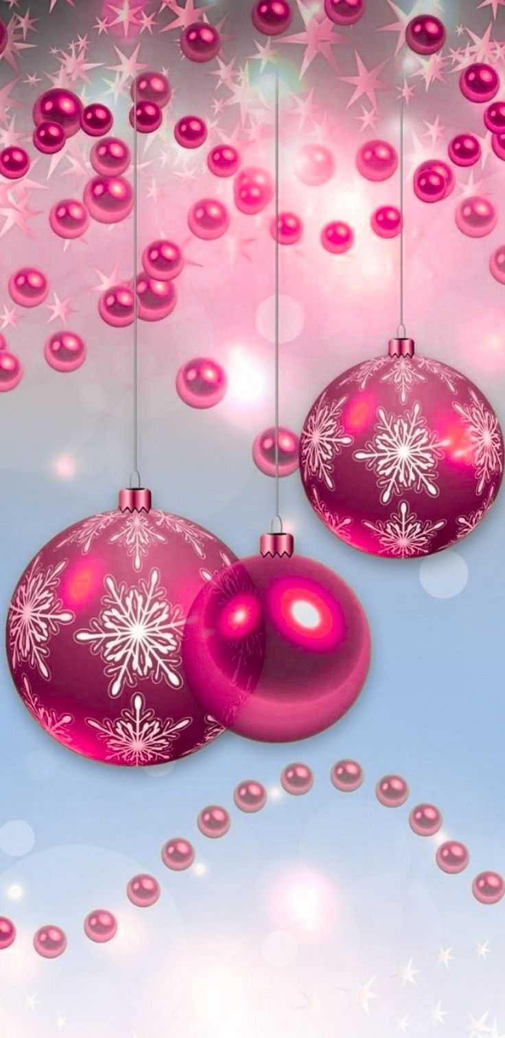 Wallpaper Natal. Cute christmas wallpaper, Christmas wallpaper, Pink christmas