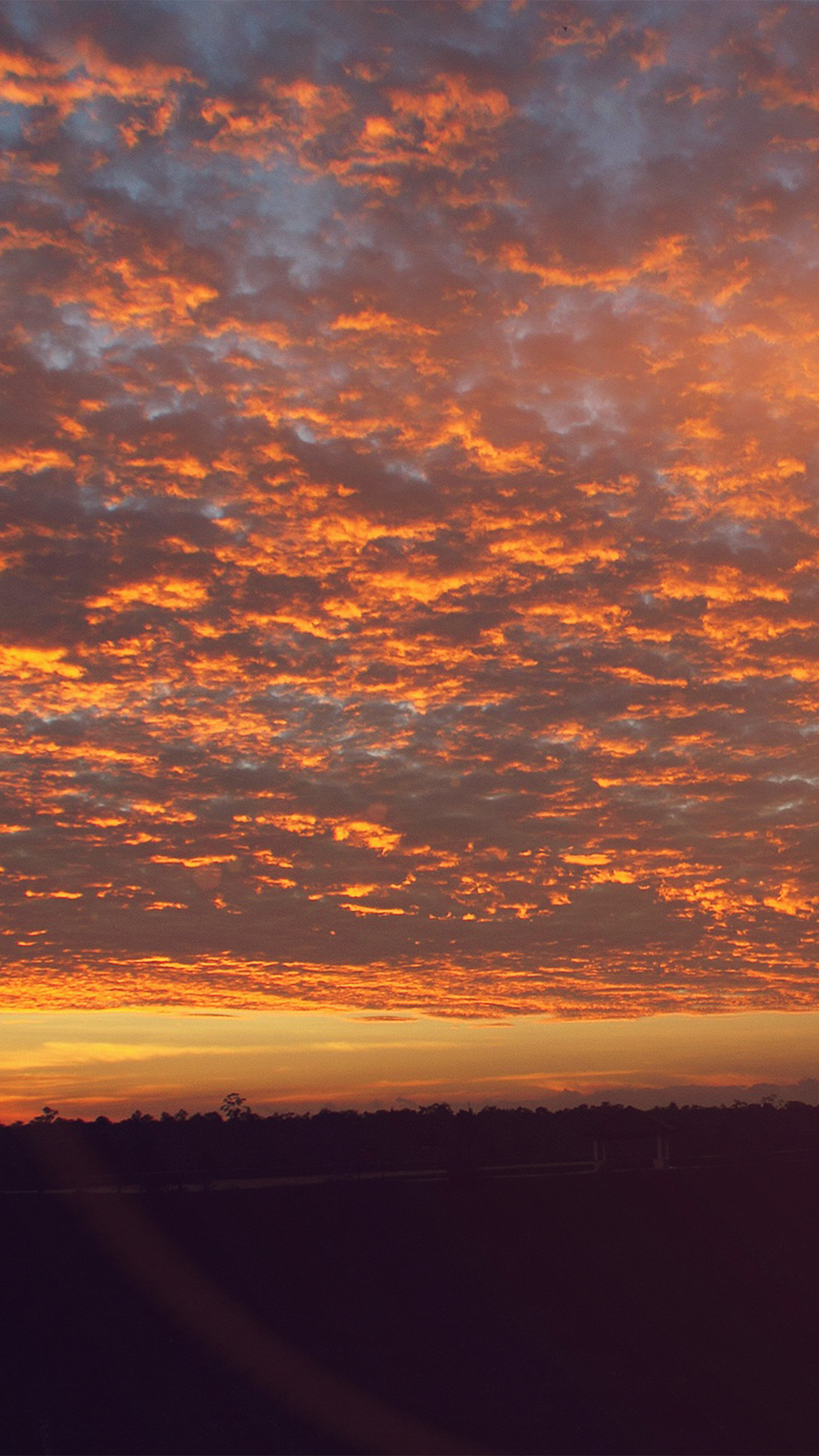 sunset sky cloud vacation nature red flare