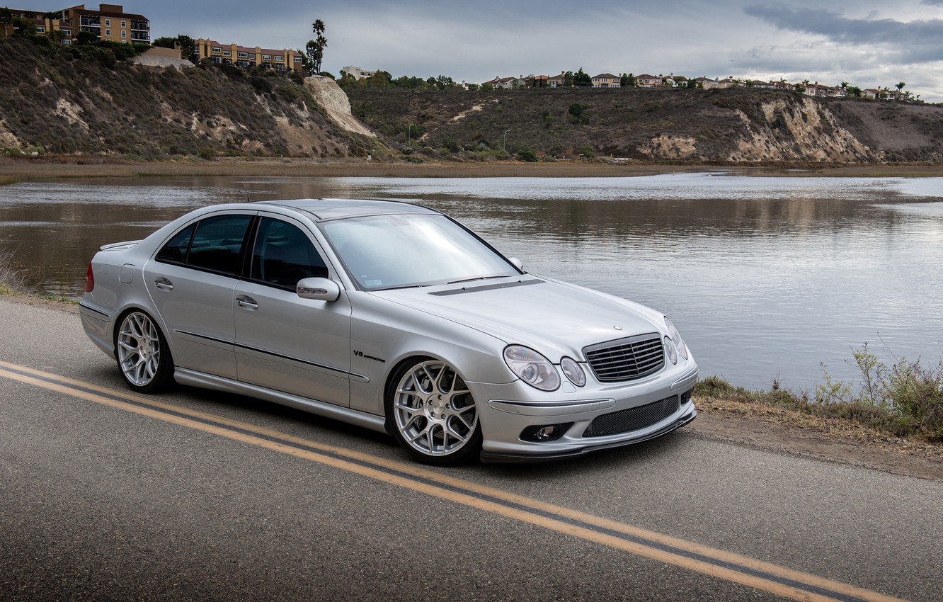 Wallpaper Silver, Silver, Mercedes, Mercedes, Amg, E Class, E55 Image For Desktop, Section Mercedes