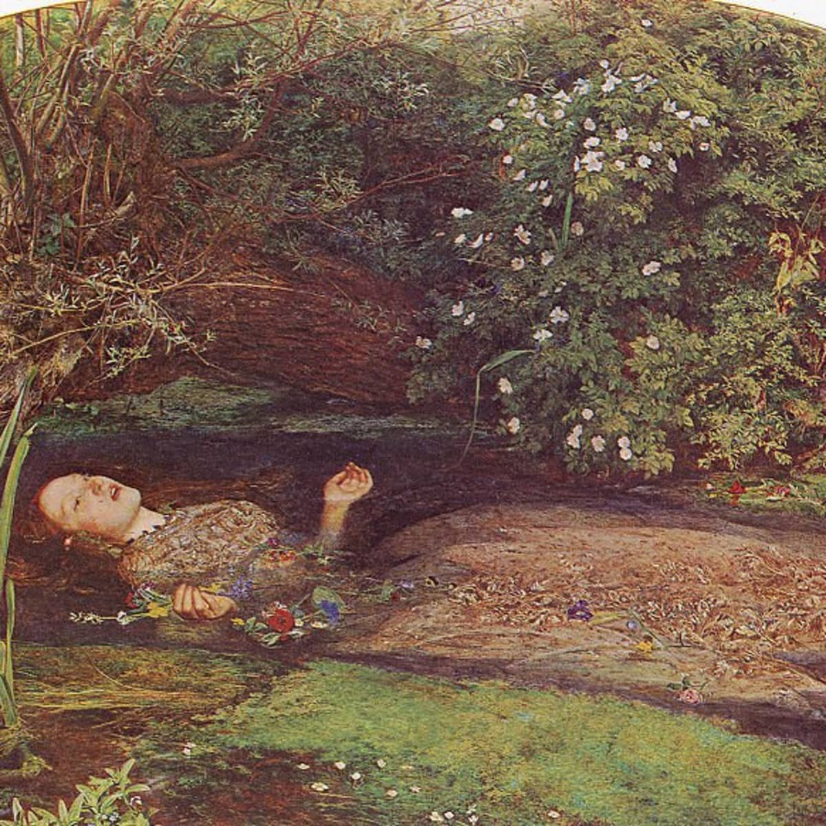 Famous paintings of Ophelia by Millais, Waterhouse and other artists