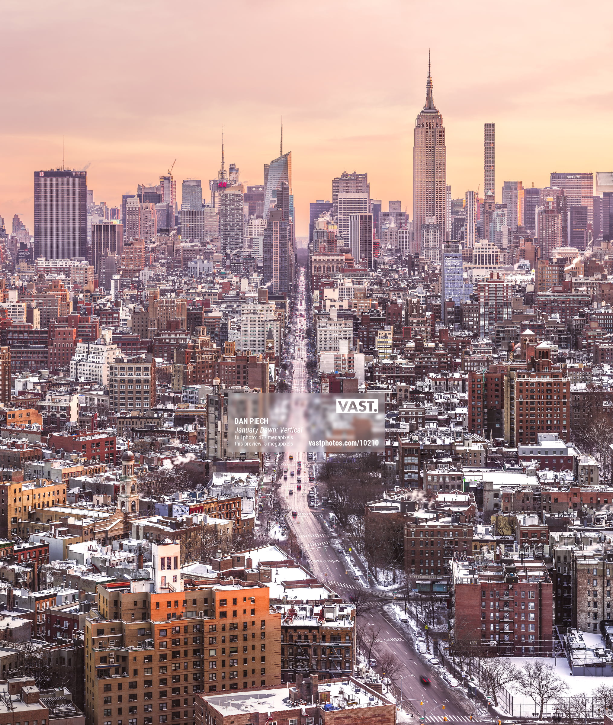 Manhattan Winter Sunrises: Large Format Photo Prints