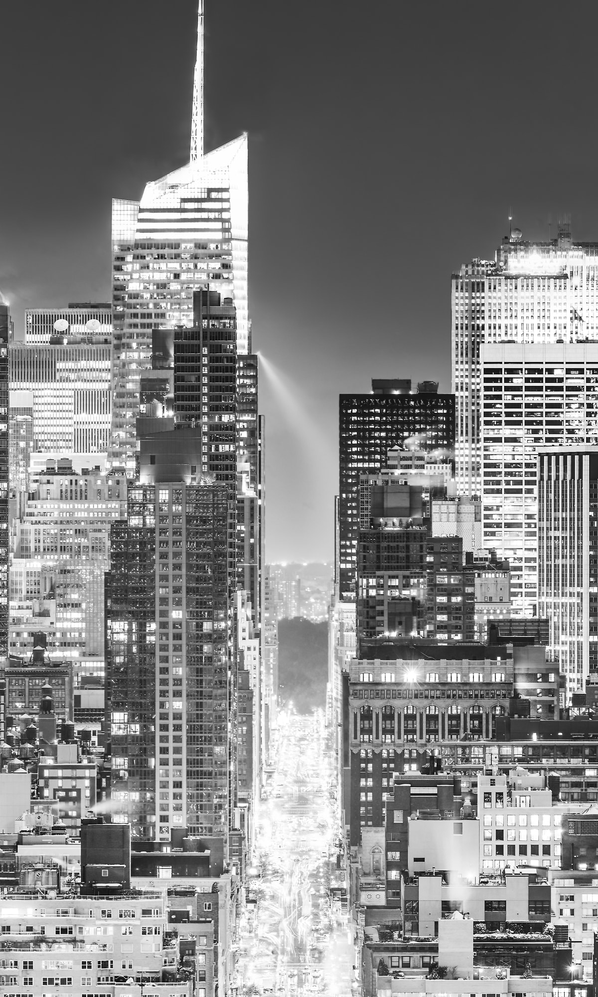 New York City: B&W Fine Art Panorama Landscape Photo of Winter