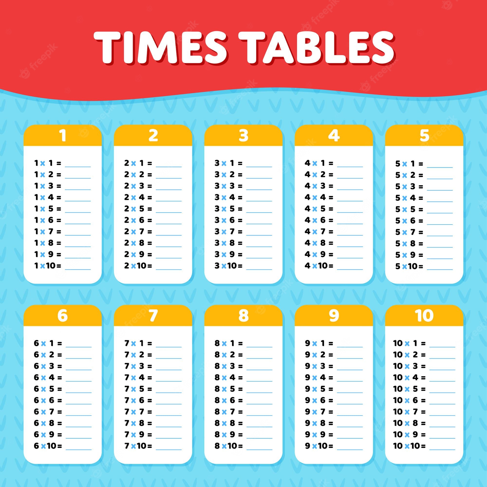 Math times tables Image. Free Vectors, & PSD