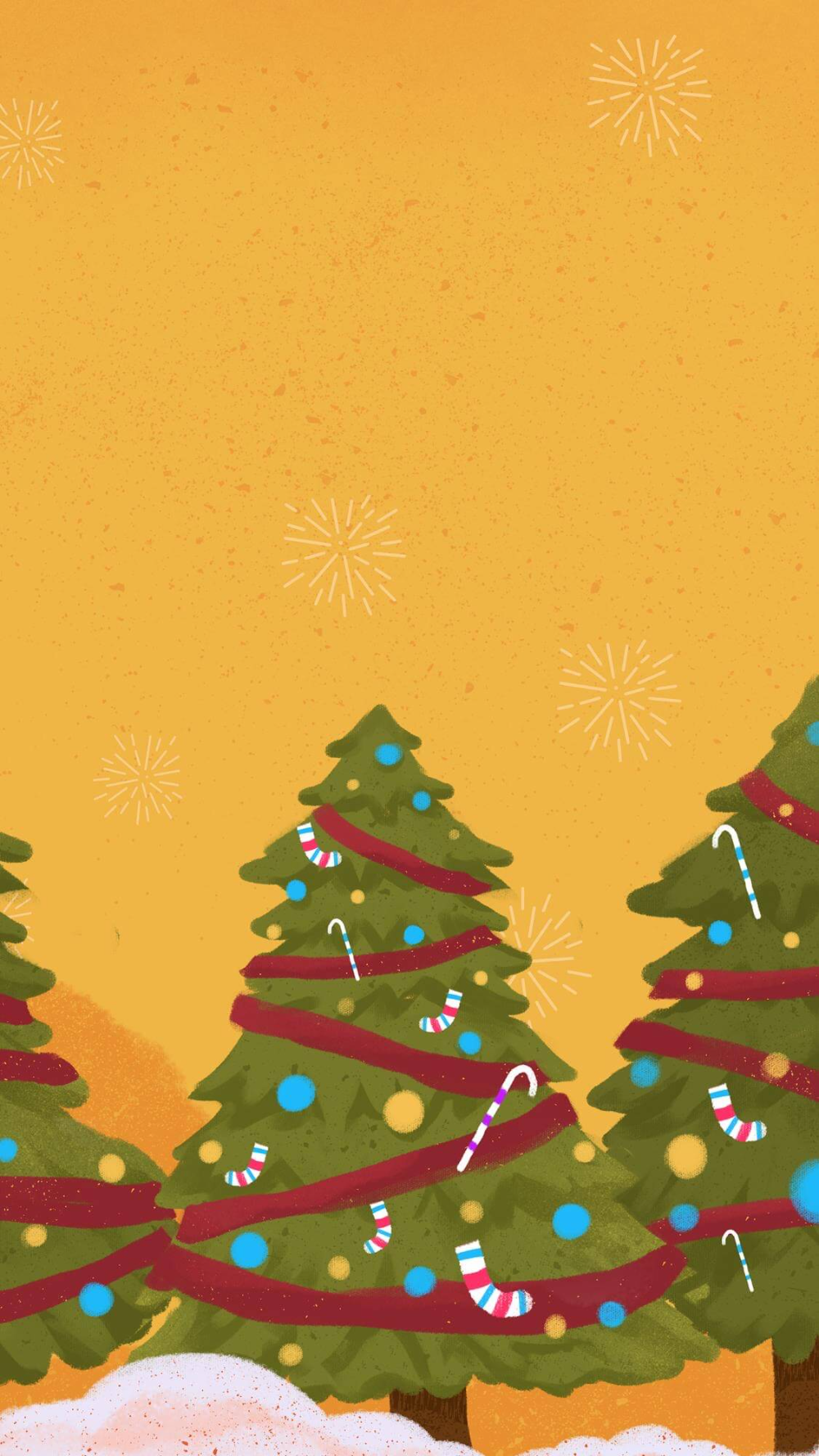 Aesthetic Simple Phone Christmas Wallpaper Free & HD. Wallpaper iphone christmas, Cartoon christmas tree, Christmas wallpaper ipad