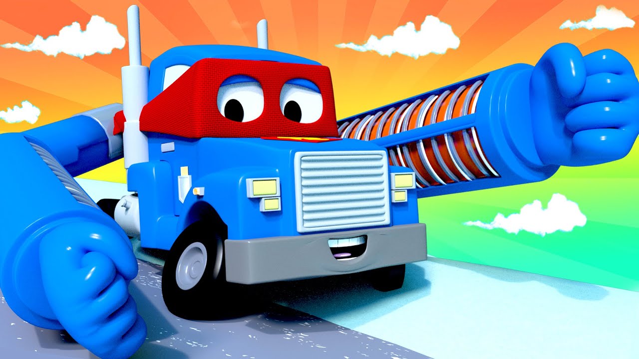 The radiator truck the Super Truck City ! Cars and Trucks Cartoon for kids
