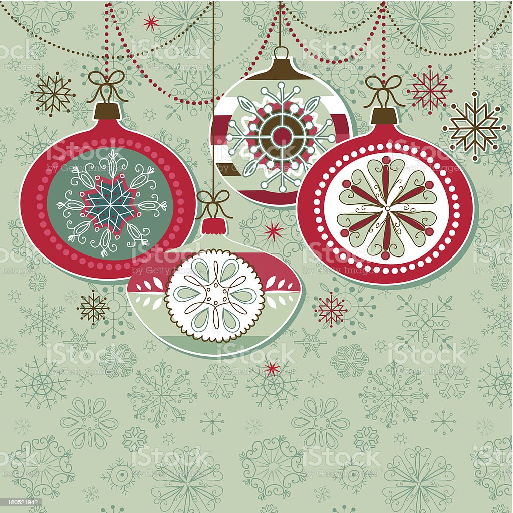 Retro Christmas Ornaments Wallpapers - Wallpaper Cave