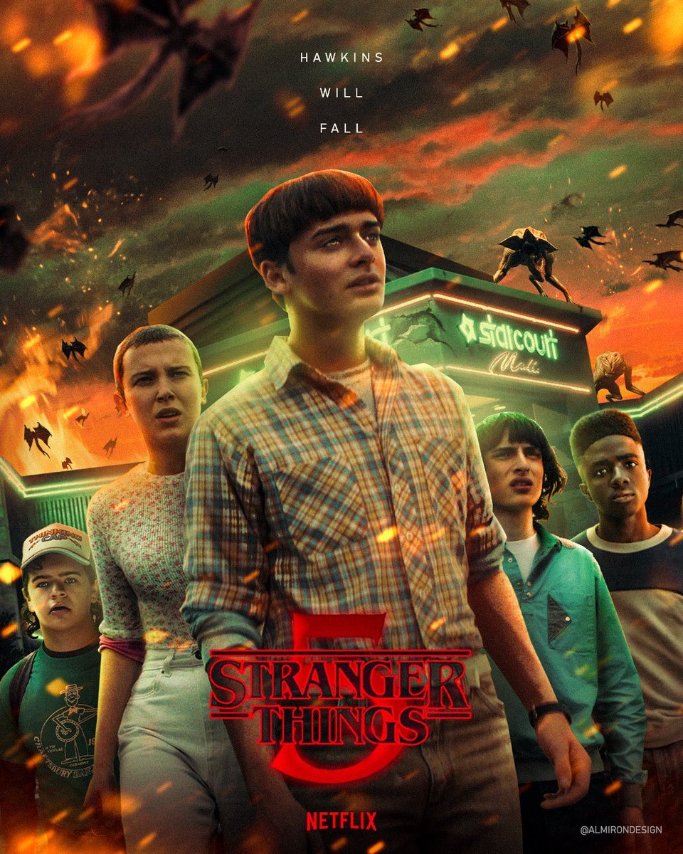 Stranger Things Season 5 Posters FanMade  Of Stranger Things