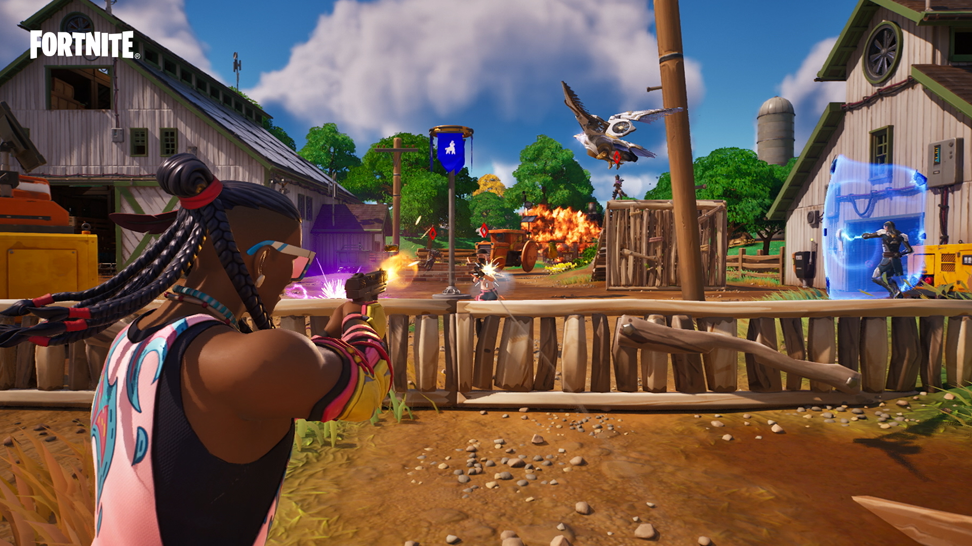 PlayStation onto a new island in Fortnite Chapter 4 Season live today. Includes new Unreal Engine 5 visual enhancements. Full details