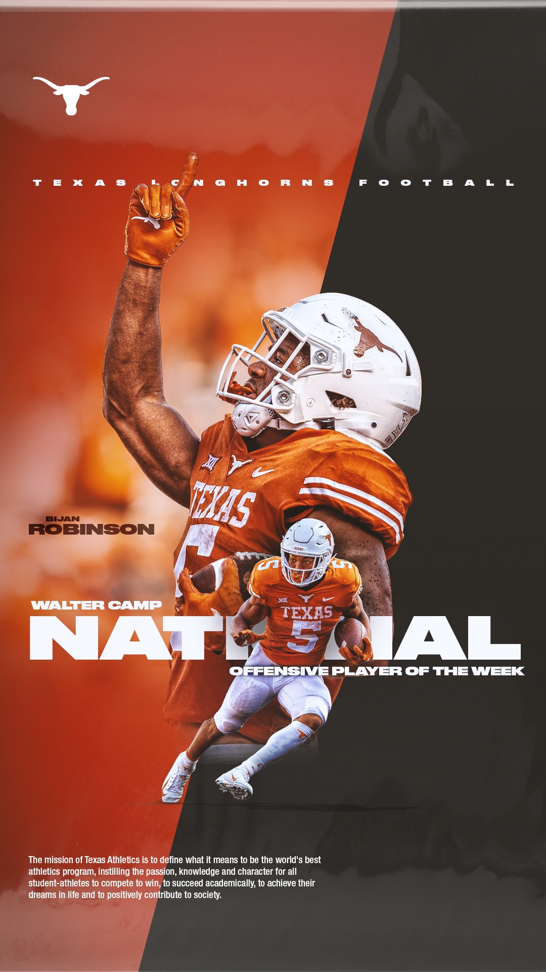 Texas Football Robinson Camp National Offensive Player of the Week