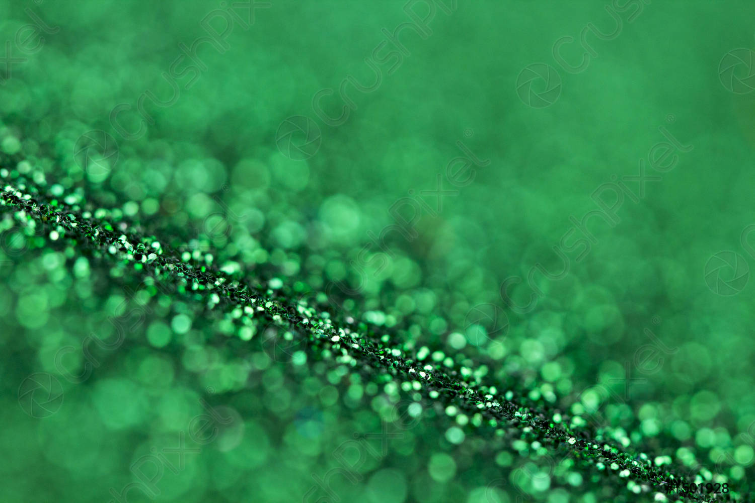 Green glitter texture close up macro Abstract sparkle background