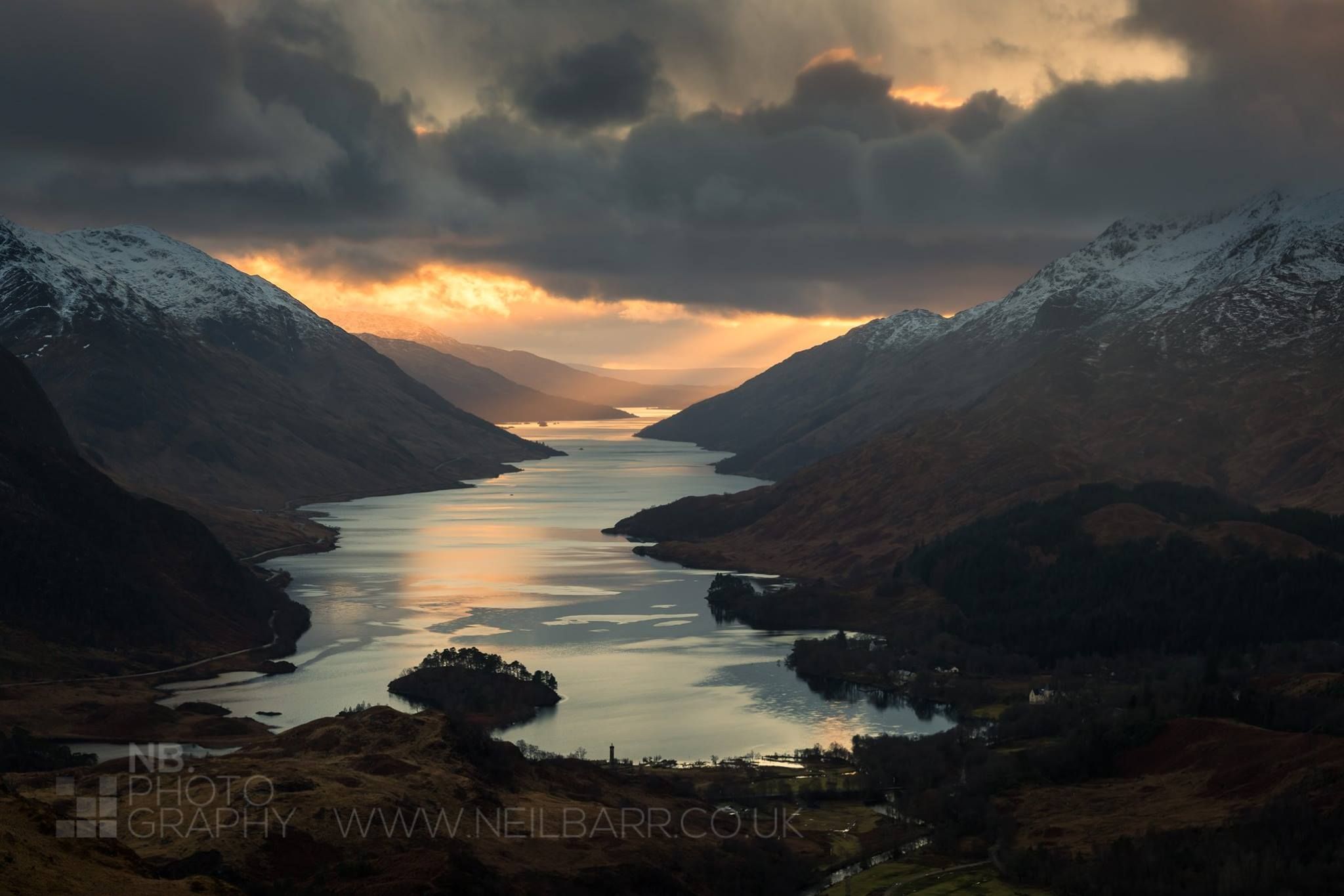 Loch Shiel at Sunset in Glenfinnan. Inverness scotland, Scotland tours, Scottish landscape
