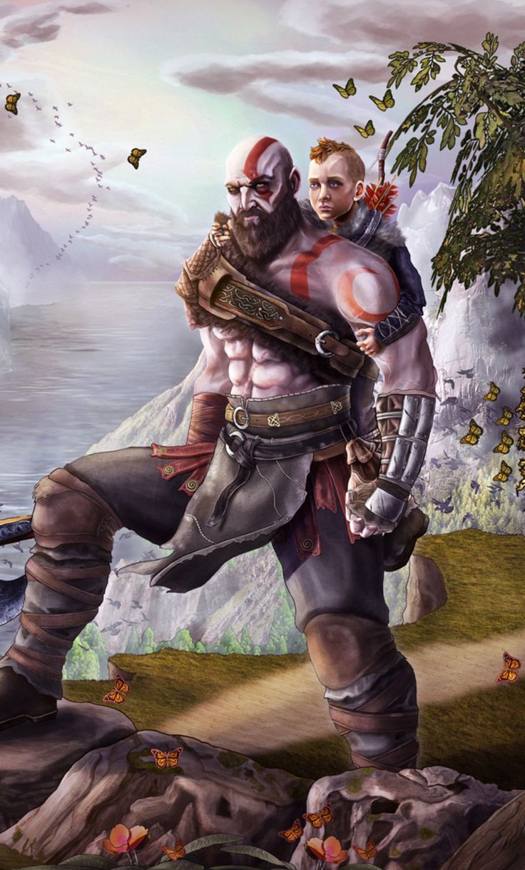 Kratos And Atreus Wallpapers Wallpaper Cave