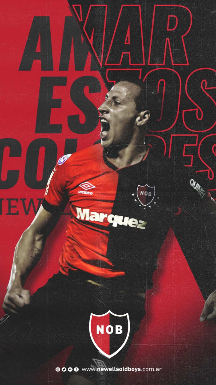 Newell's Old Boys Twitterissä: ¿Te gustaron los goles del Sicario? Te regalamos este wallpaper suyo para que lo lleves en tu celular