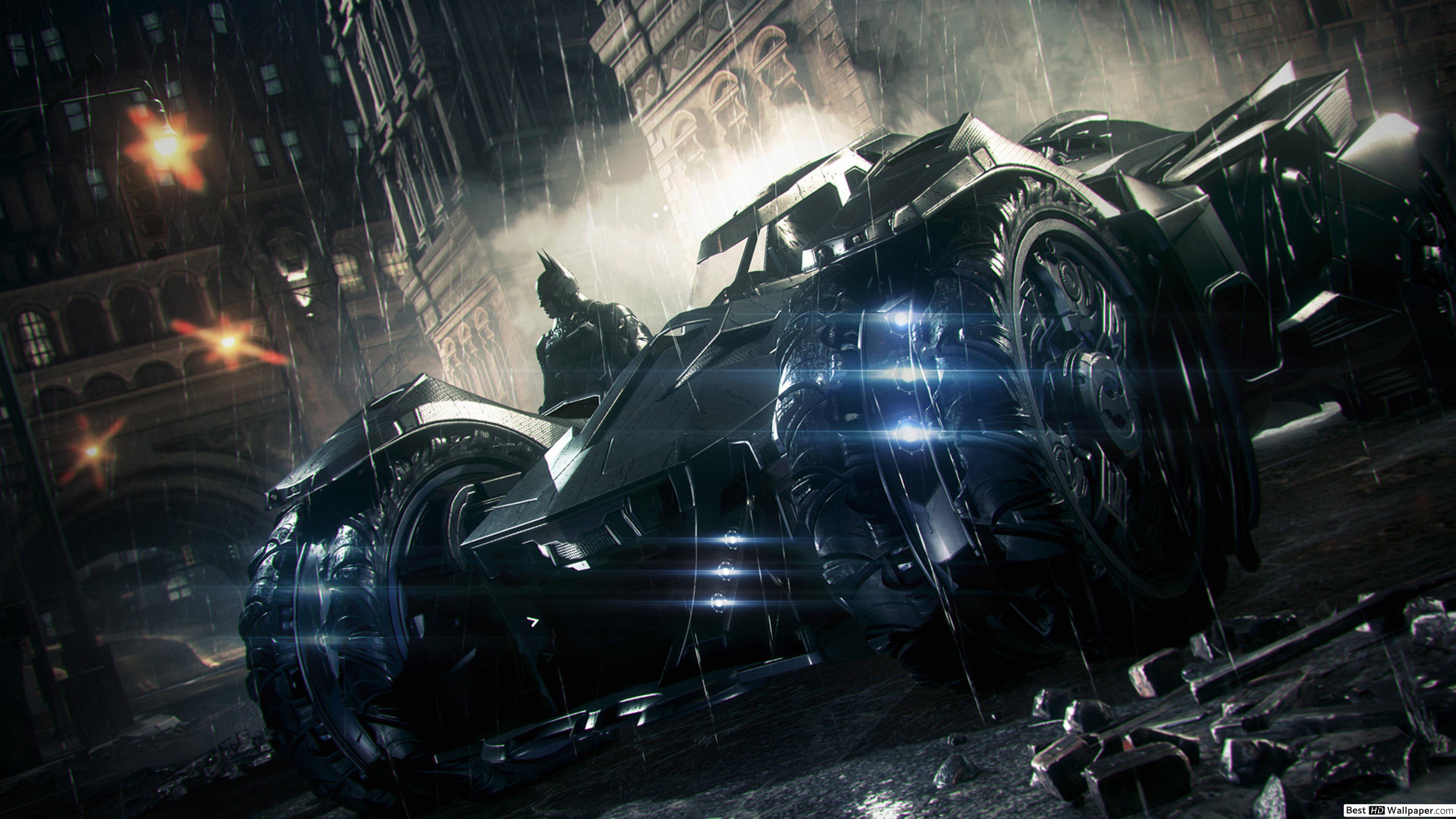 Batmobile 4K wallpaper for your desktop or mobile screen free and easy to download