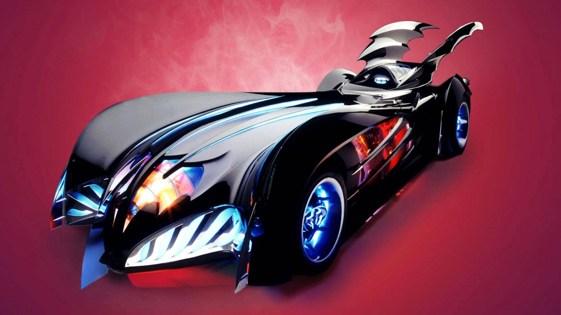 Download Batman And Robin Batmobile Wallpaper