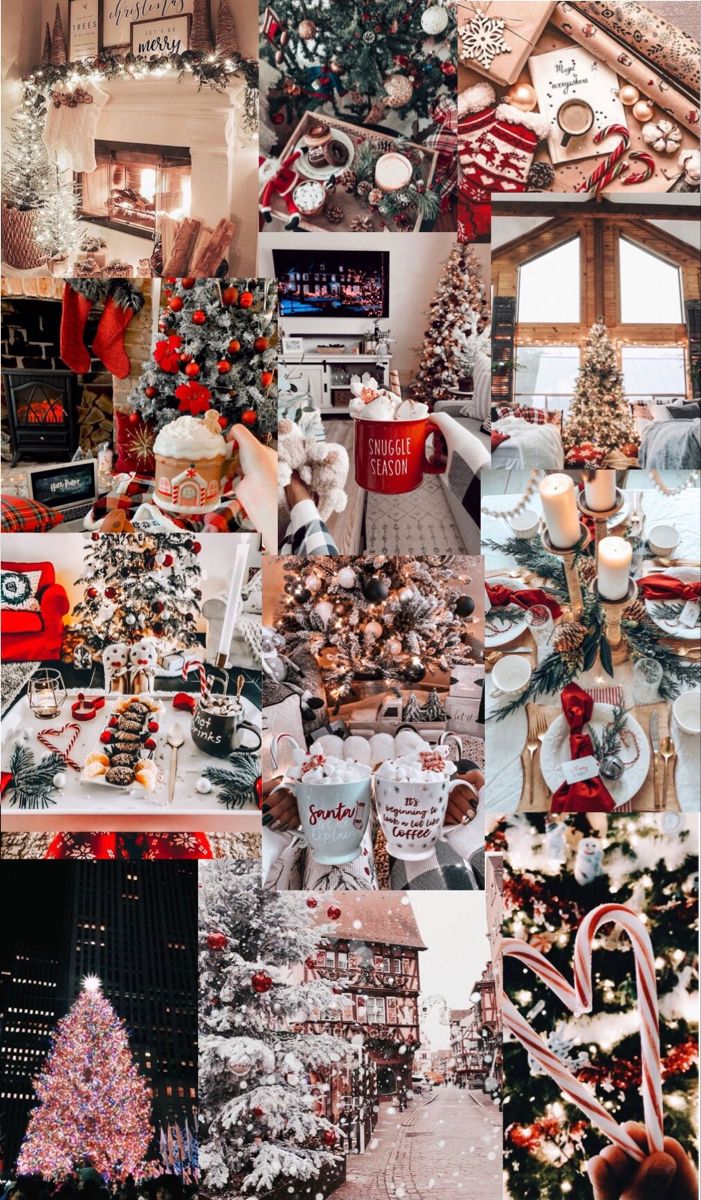 Christmas Mood Board Wallpapers - Wallpaper Cave