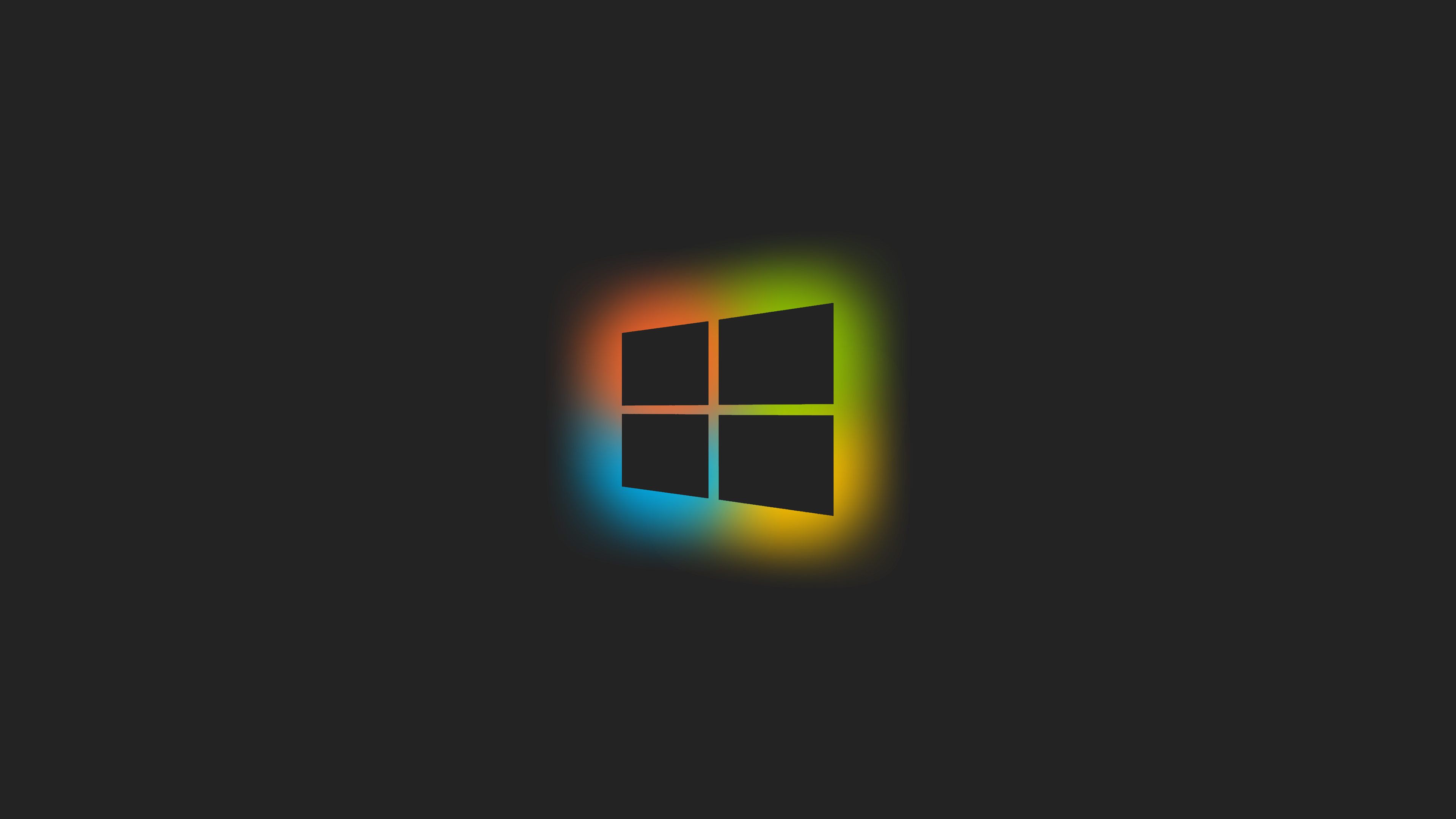 I redesigned a Windows background that I found online (changed the color from just yellow to the four basic colors of Windows) [3840x2160]