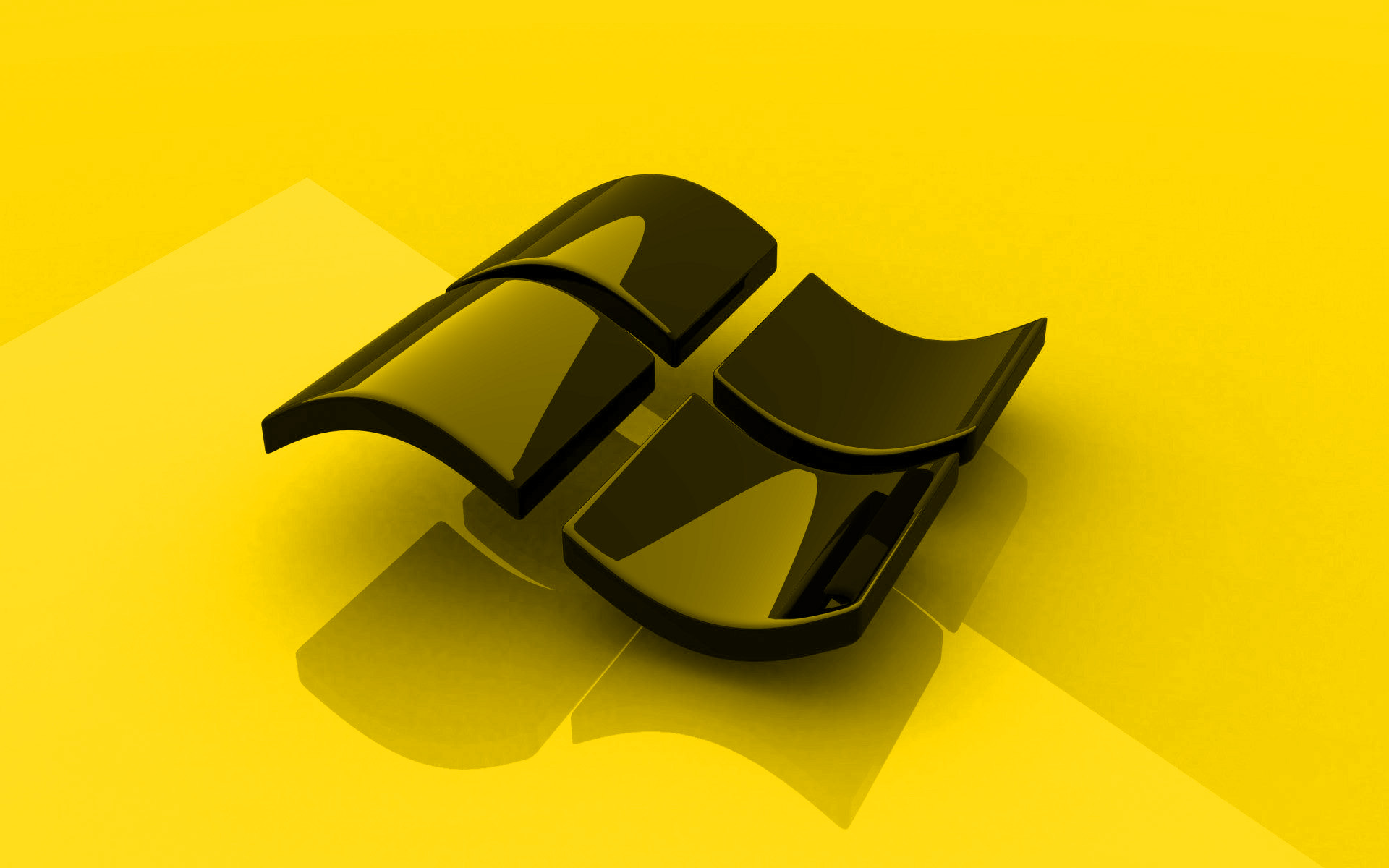 Download wallpaper Windows yellow logo, 3D art, OS, yellow background, Windows 3D logo, Windows, creative, Windows logo for desktop with resolution 1920x1200. High Quality HD picture wallpaper