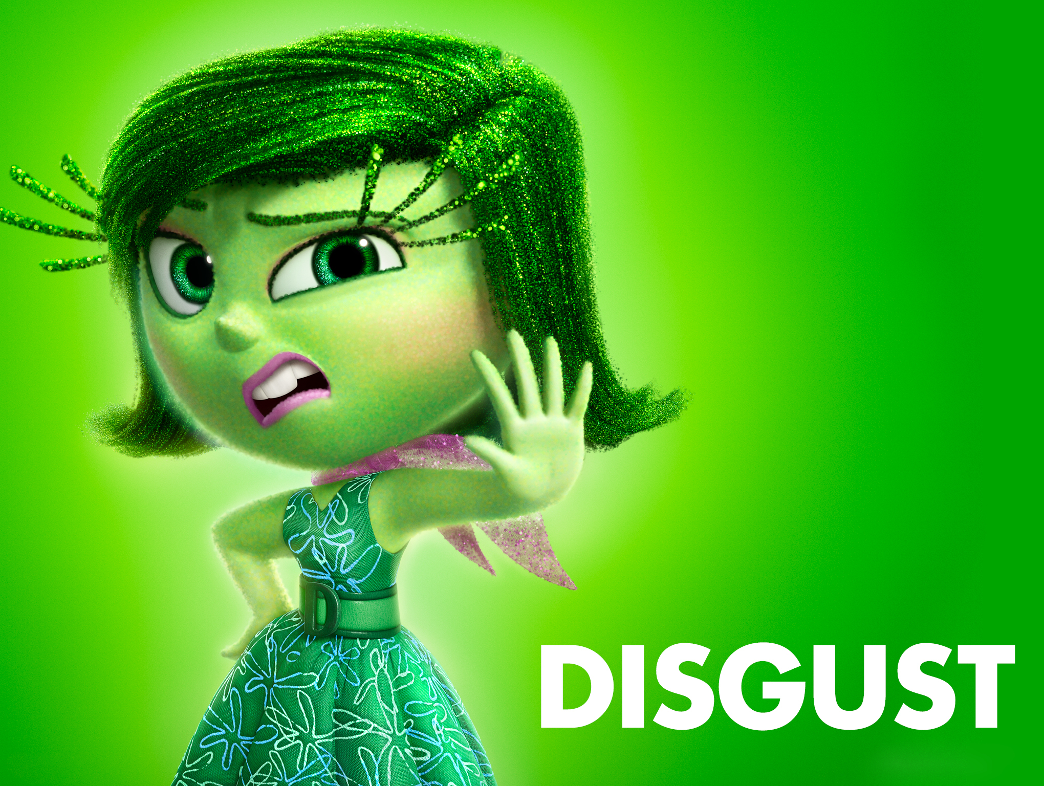 Disgust (Inside Out) HD Wallpaper and Background