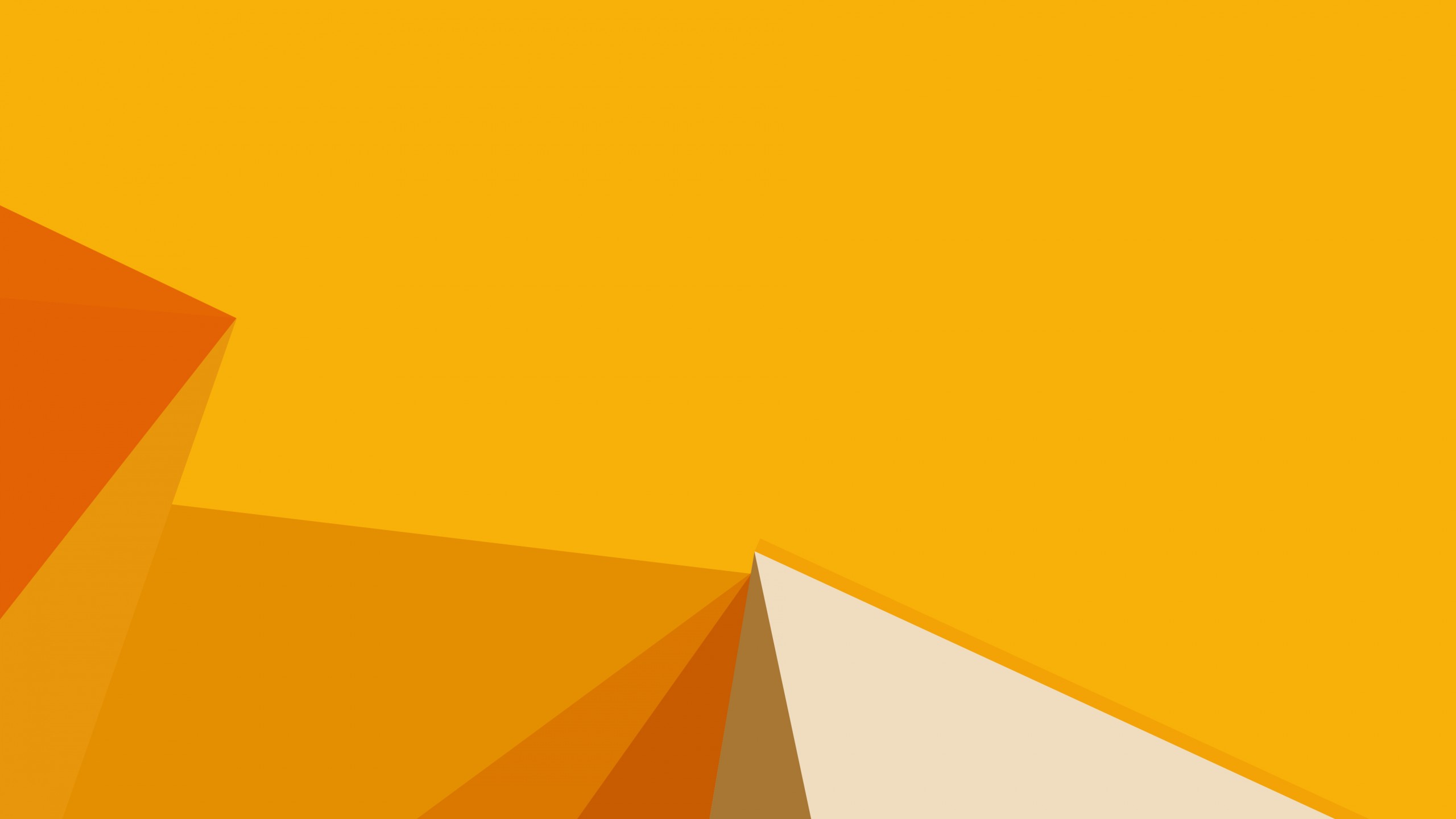 Wallpaper polygon, yellow, 4k, OS