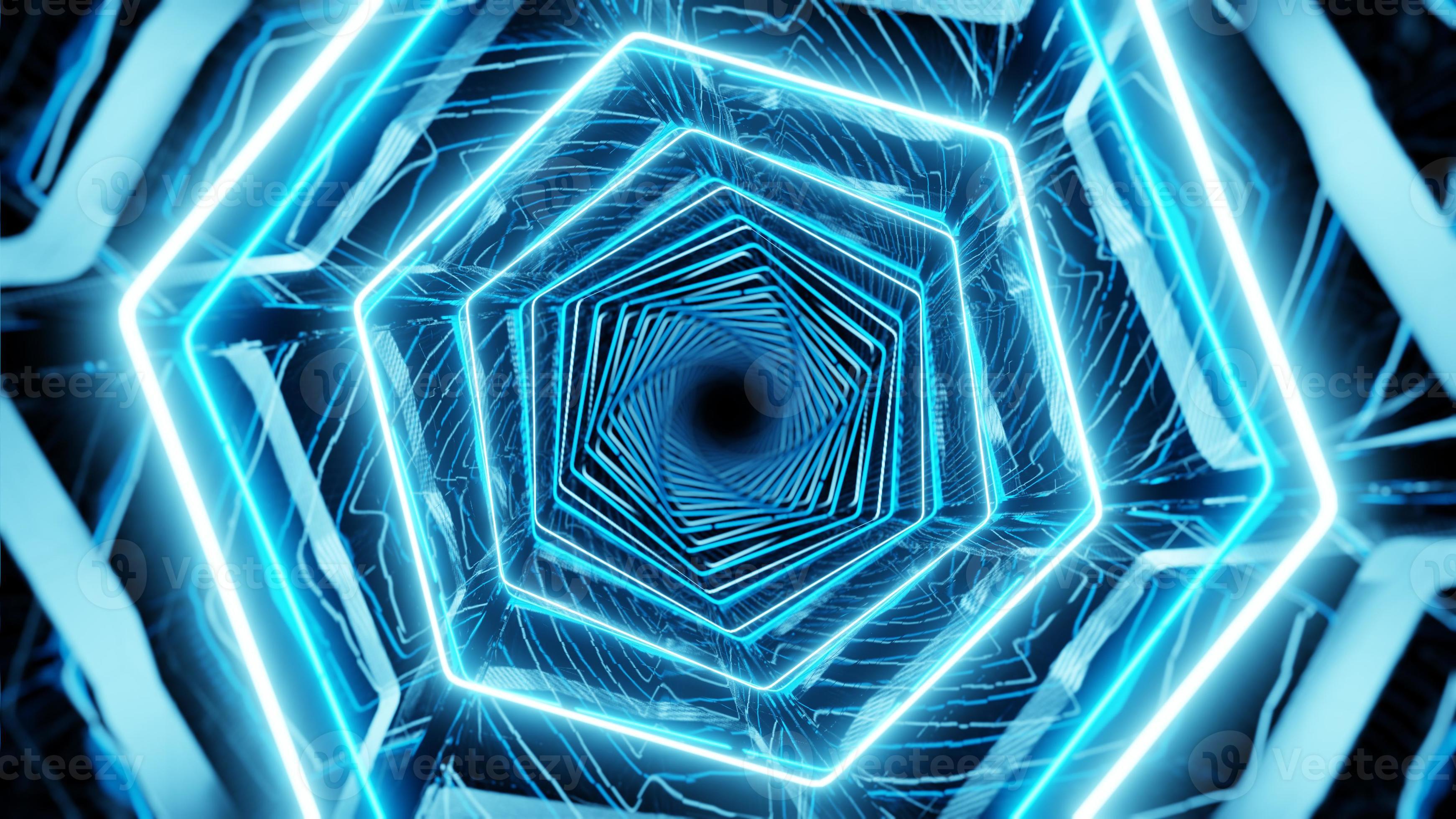 3D illustration Background for advertising and wallpaper in sci fi and technology innovation scene. 3D rendering in decorative concept