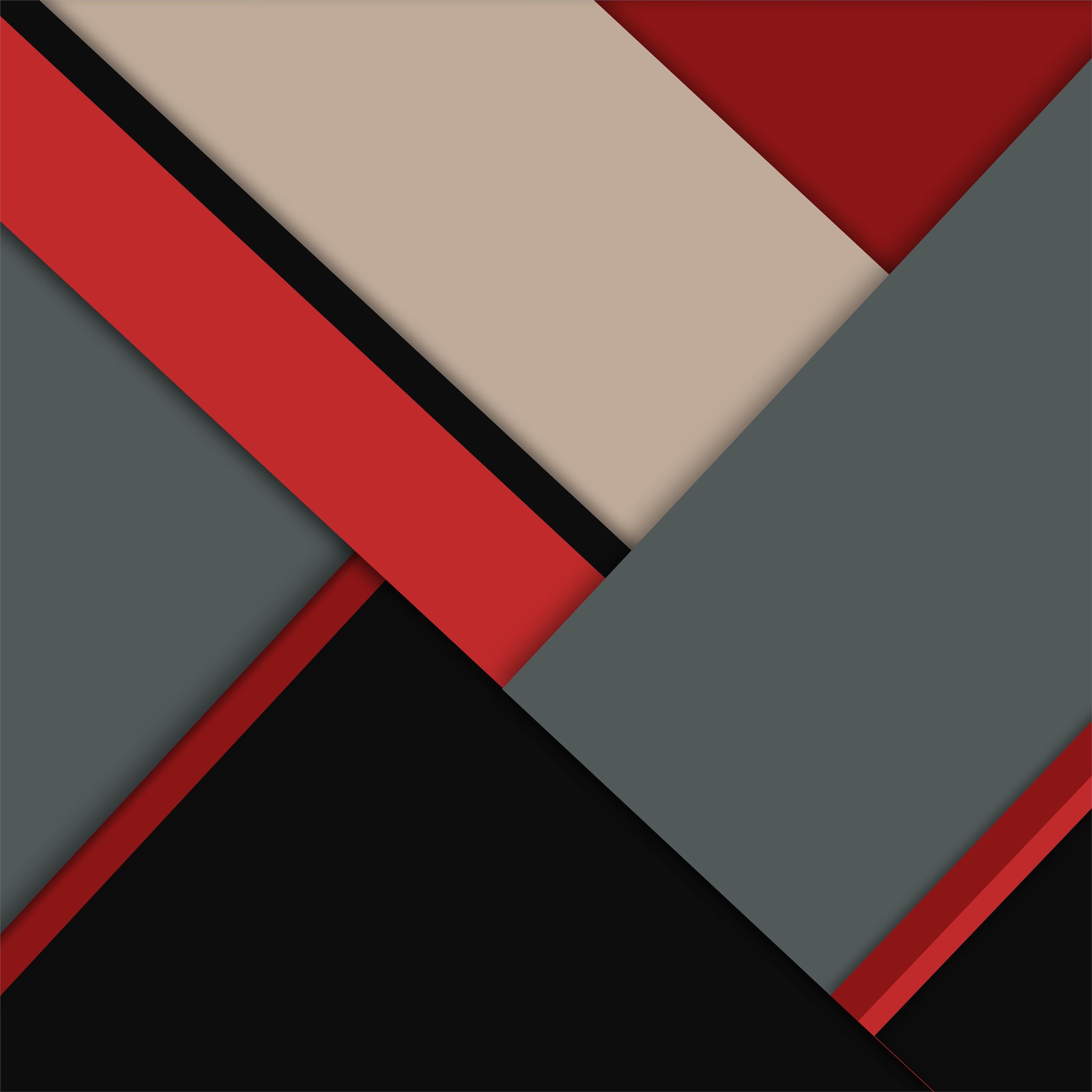 red gray material design 8k iPad Pro Wallpaper Free Download