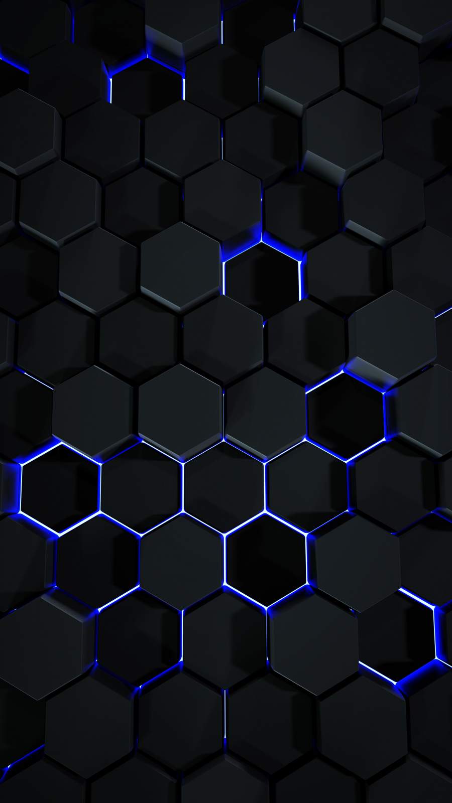 Hexagon 3D Art Wallpaper, iPhone Wallpaper