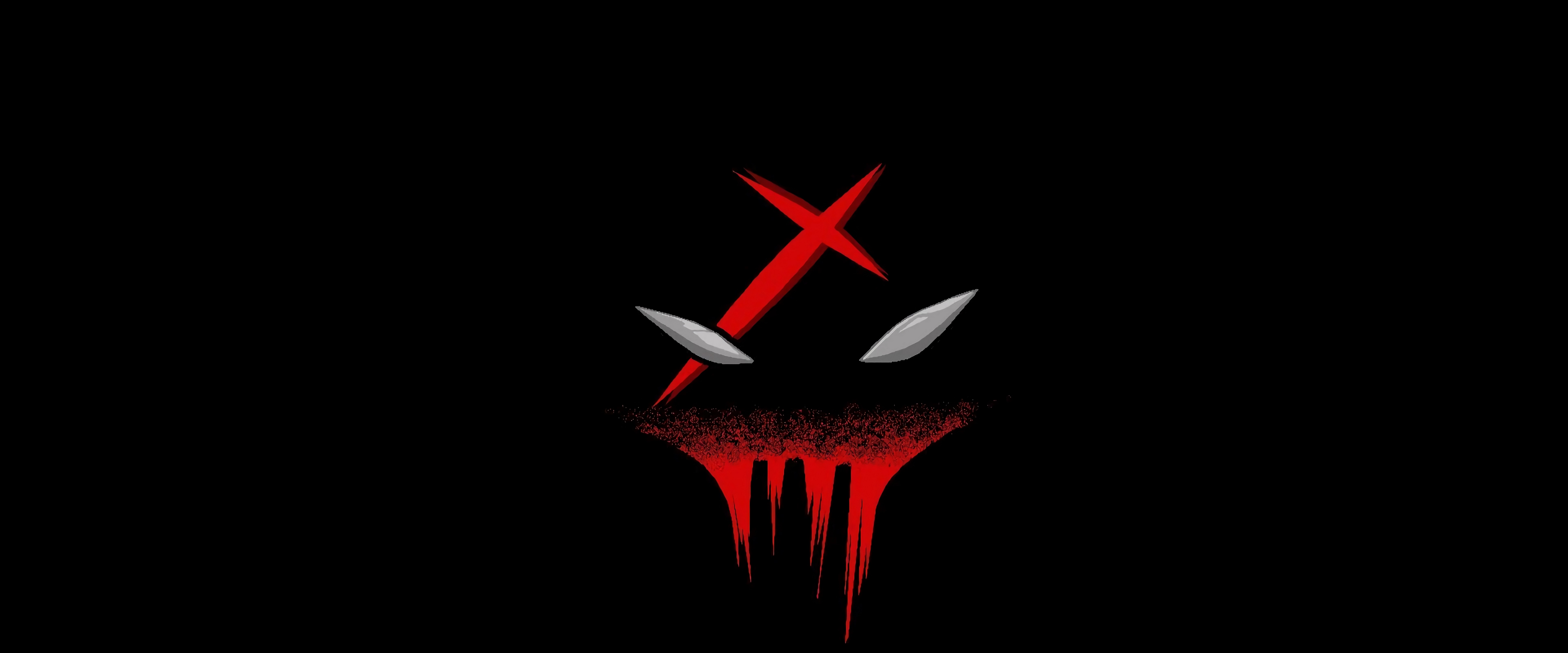 Red X 4K Wallpaper