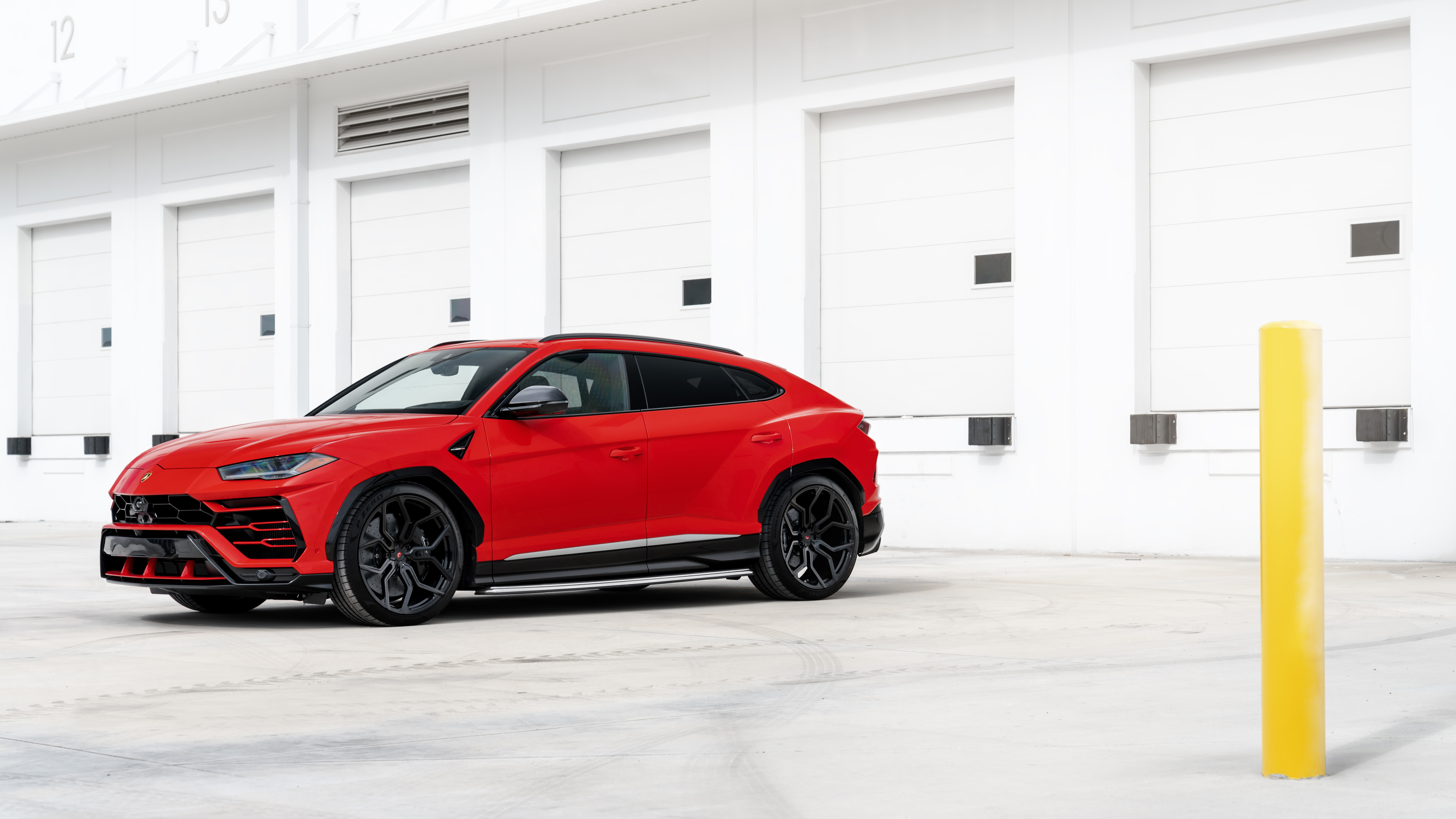 Red Lamborghini Urus 2019 4K 8K Wallpaper Car Wallpaper