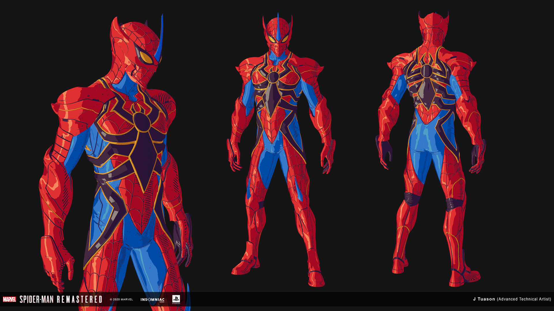 Marvel's Spider Man Remastered: Arachnid Ryder Suit Shader