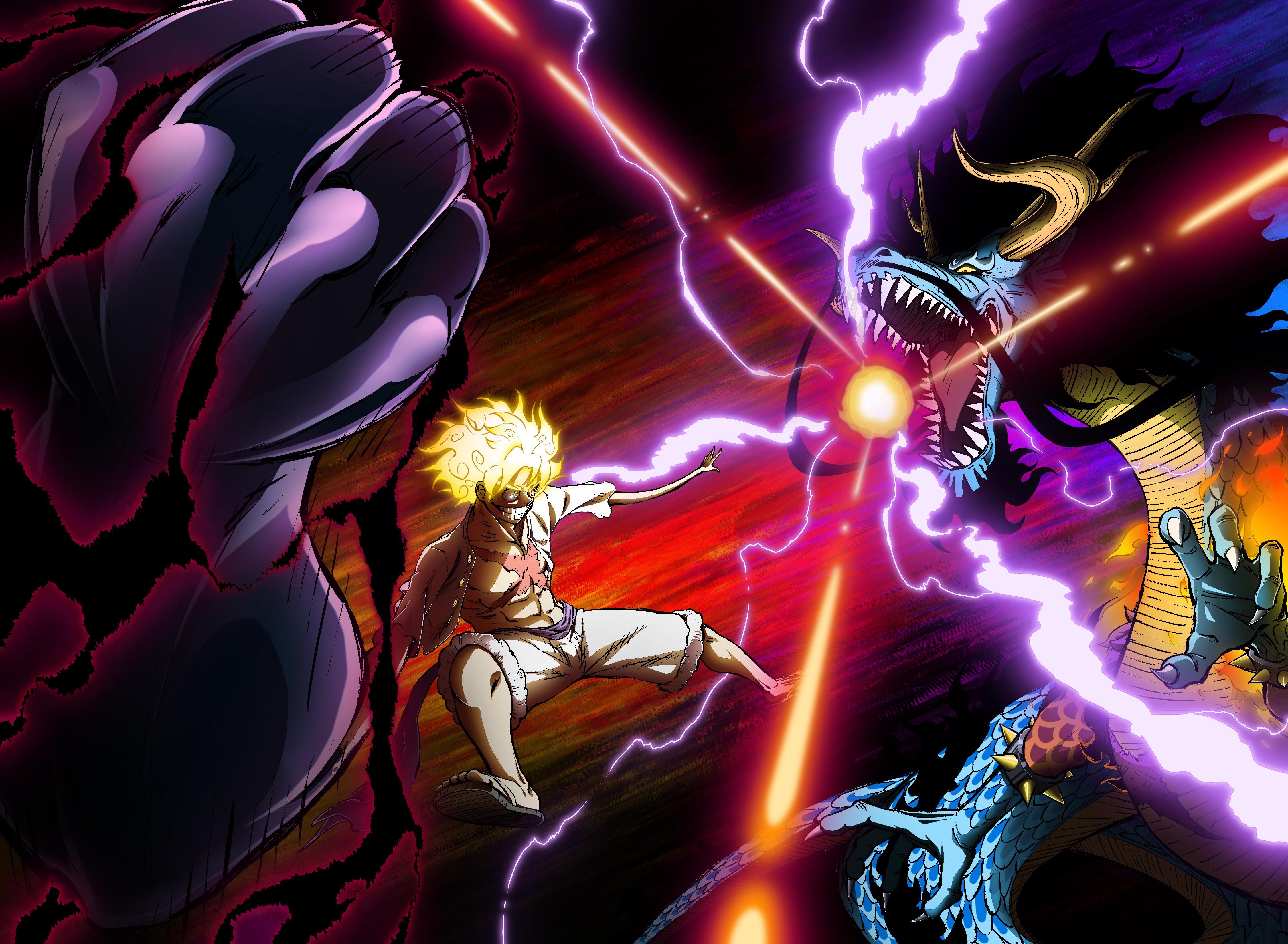 One Piece Luffy Vs Kaido Wallpaper 4k Pc 1920x1080 Gamer Wallpapers 