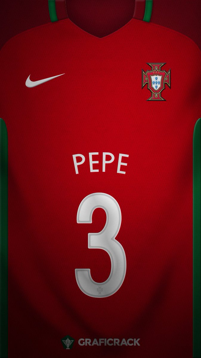 GRAFICRACK sur Twitter, Selección Portuguesa Pepe. Wallpaper Estilo Jersey. #Portugal #POR #PORFRA #Campeao #EURO2016 #Pepe