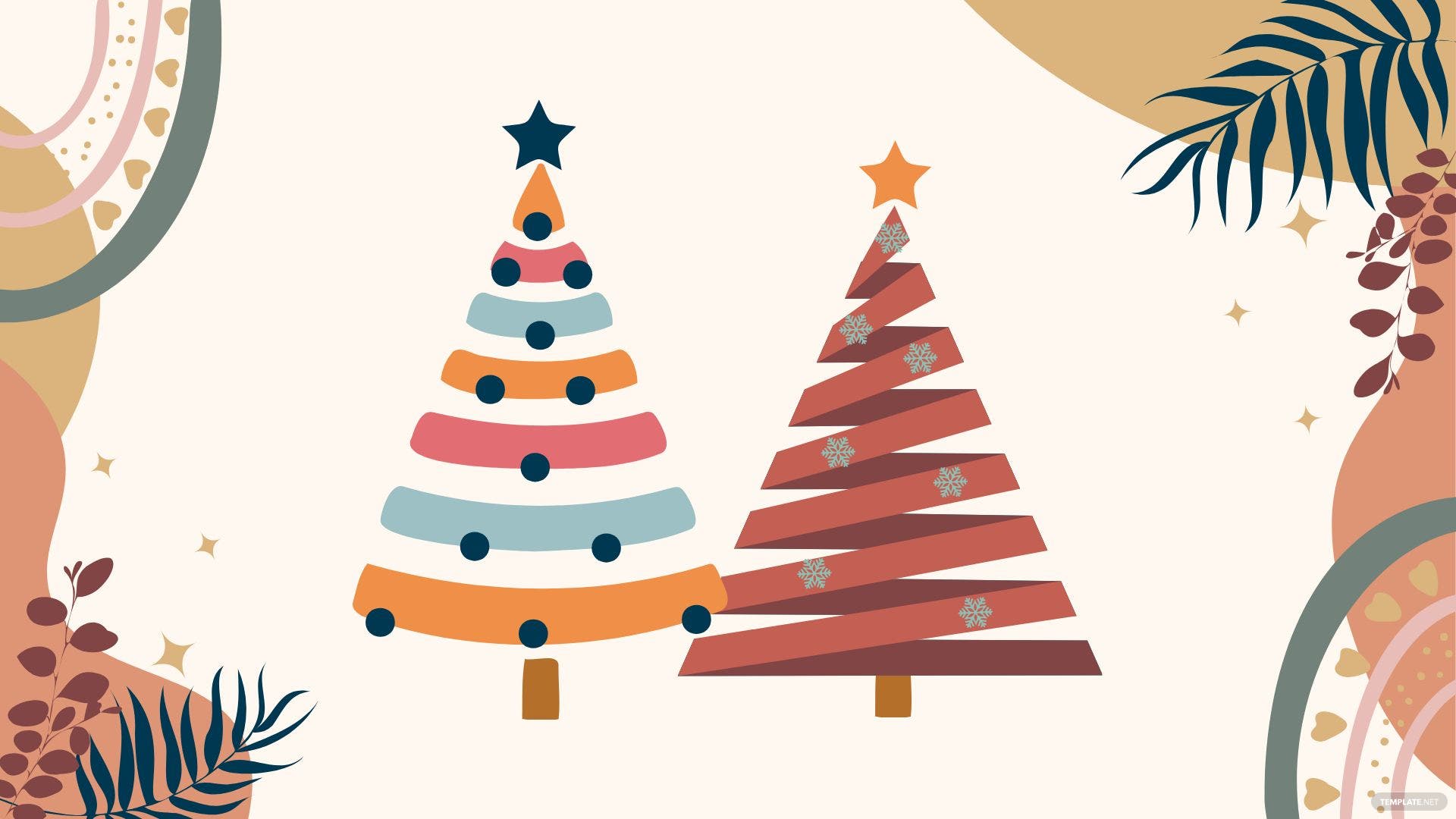 Free Free Boho Christmas Background, Illustrator, PNG, SVG