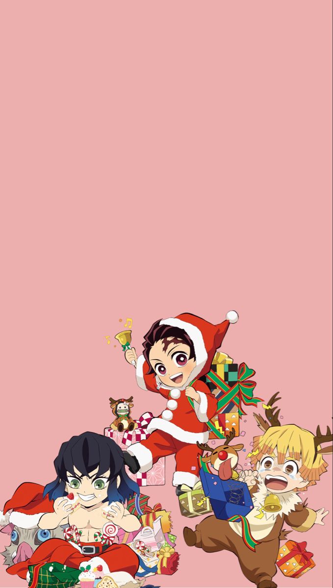 iPhone Anime Christmas Wallpapers - Wallpaper Cave