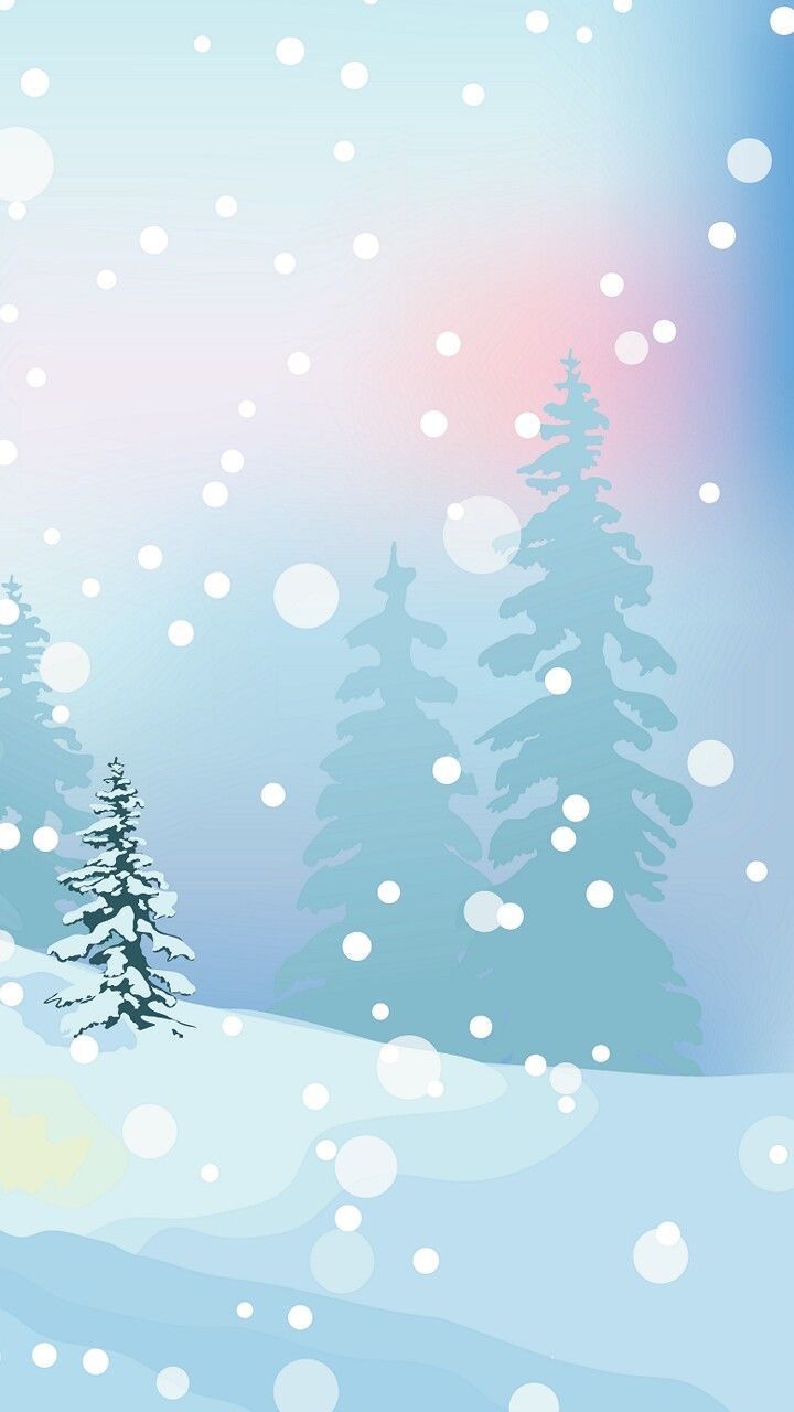 pastel WINTER. Winter wallpaper, Christmas phone wallpaper, Snowfall wallpaper