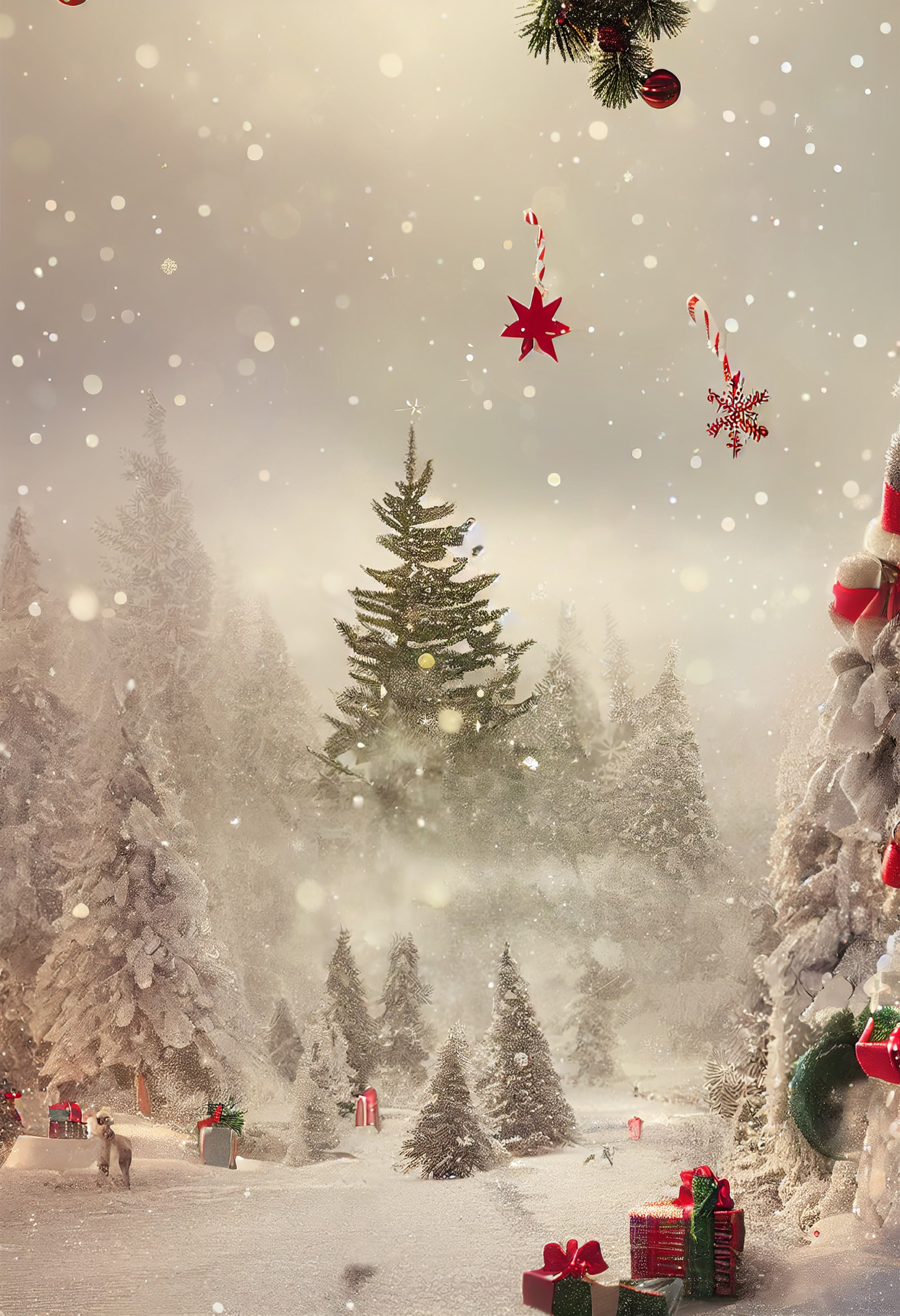 Free Holiday Winter Landscape