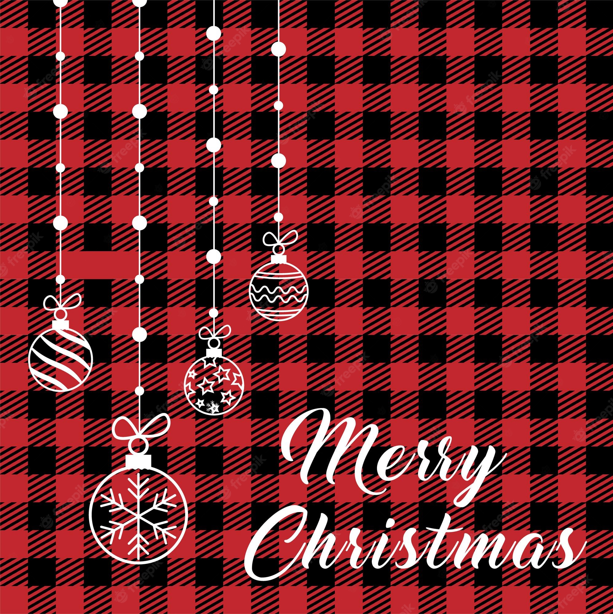 Premium Vector. Christmas and new year pattern at buffalo plaid festive background for design and print esp10