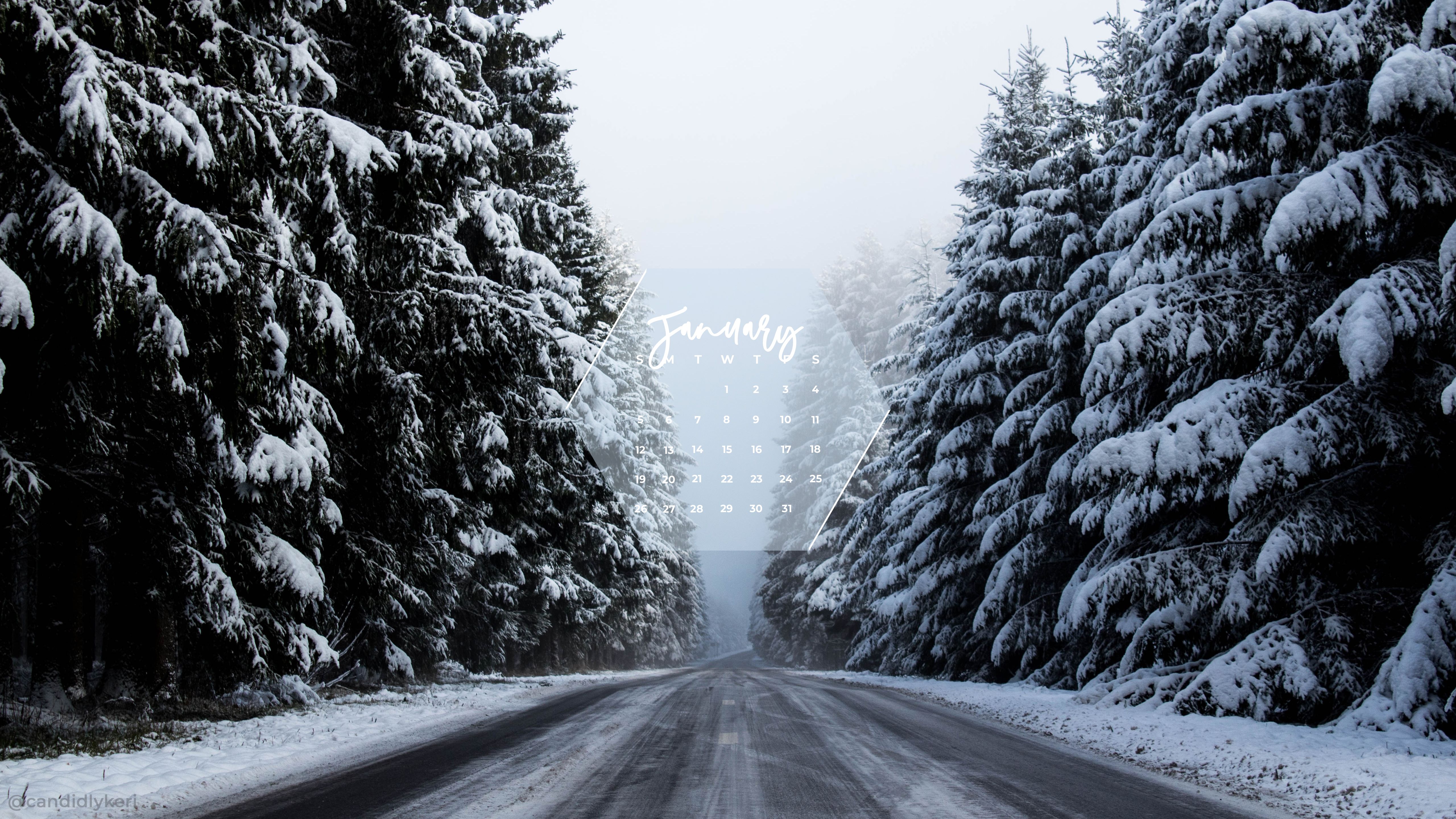 Winter Aesthetic Wallpaper for Desktop