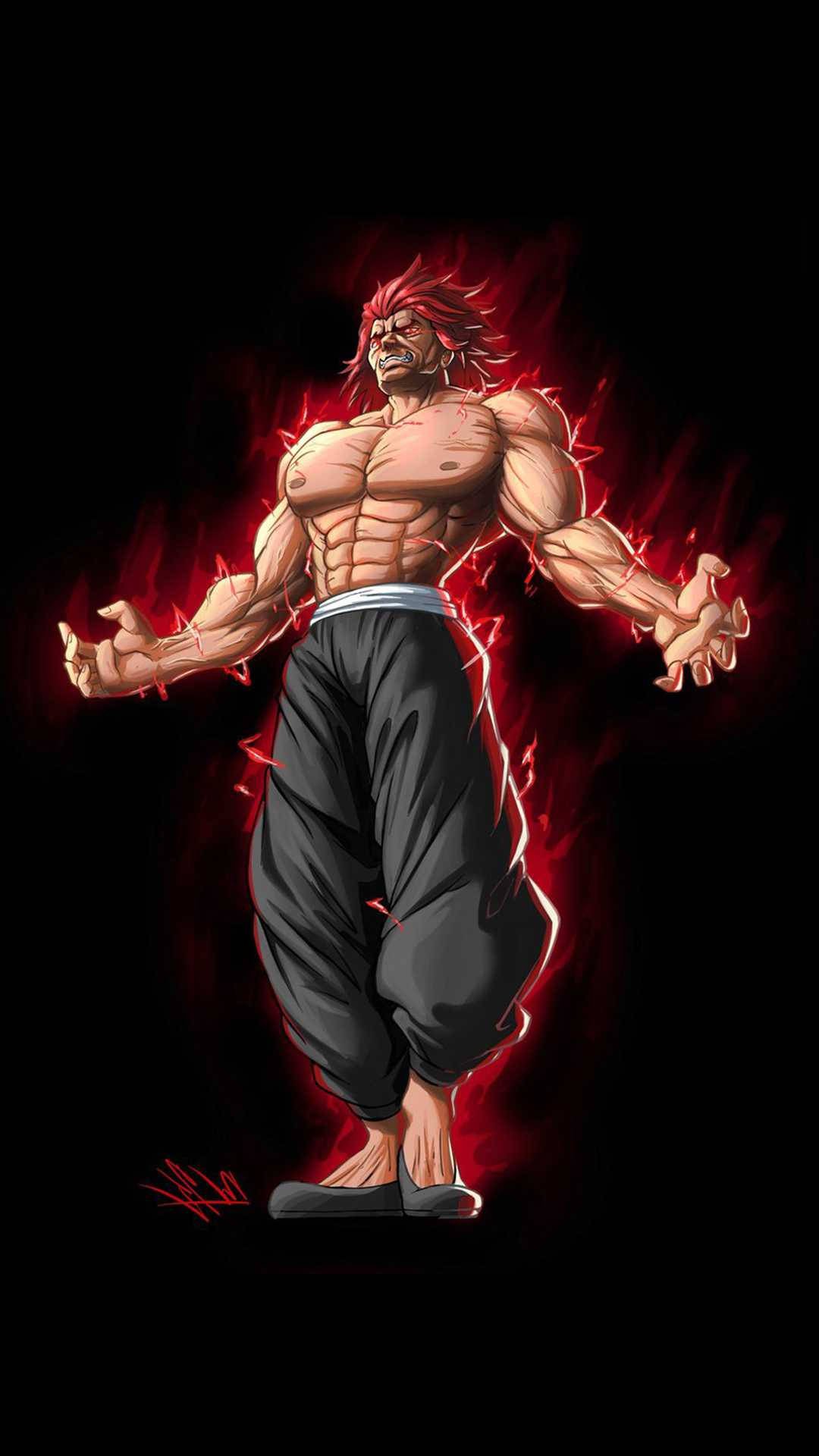 Download Baki HD Raging Yujiro Hanma Wallpaper