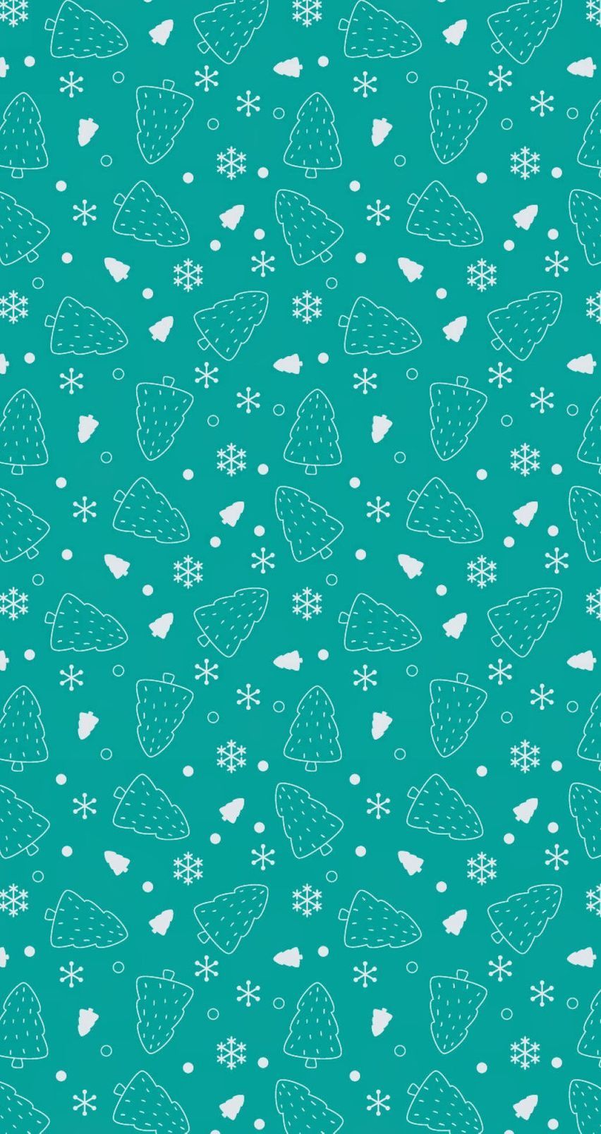 Turquoise Christmas Wallpaper