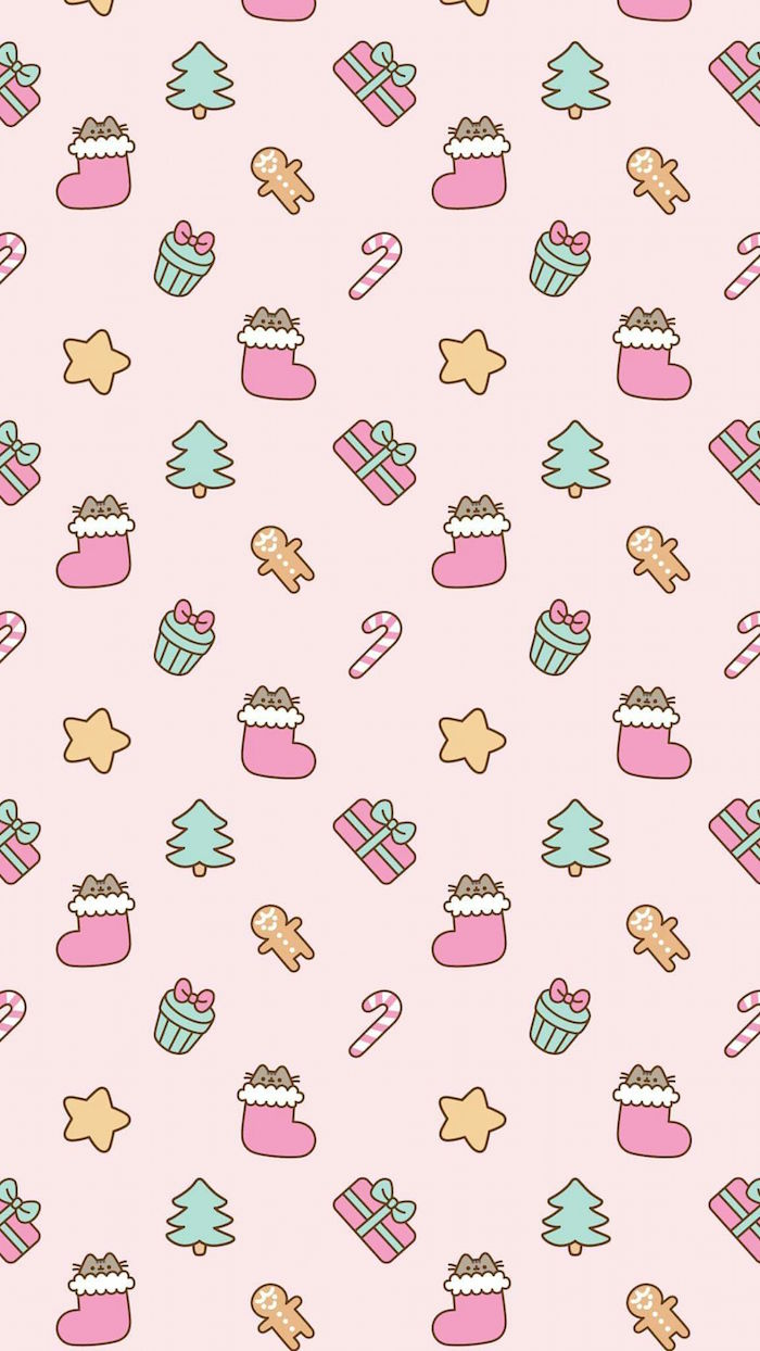 Cute Christmas wallpaper for a festive mood