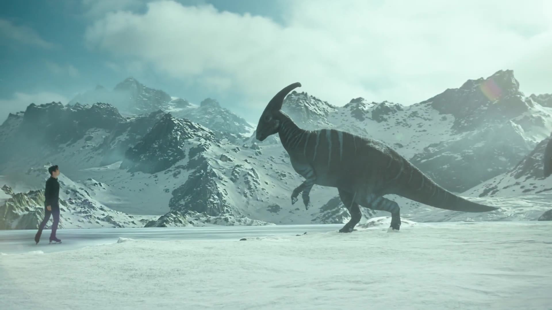 Olympic Icon Shaun White Stares Down Jurassic World Dinos