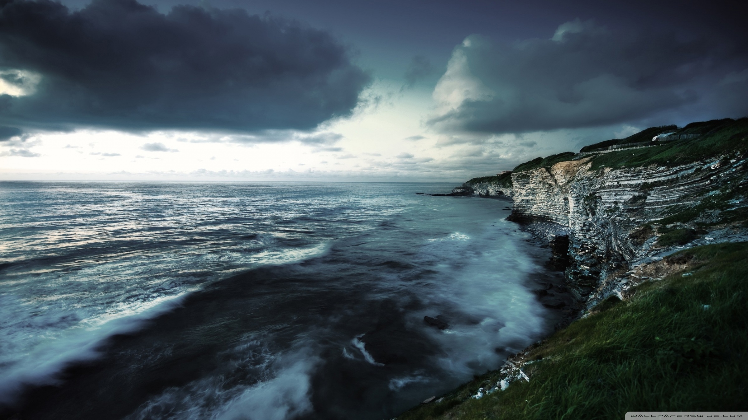 Coast, Stormy Weather Ultra HD Desktop Background Wallpaper for 4K UHD TV, Multi Display, Dual Monitor, Tablet